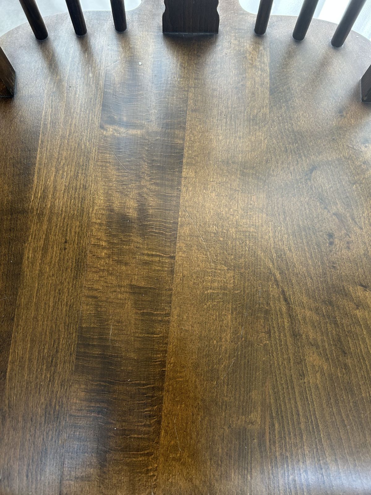 Mid Century Set Of 6 Windsor Wheelback Dining Chairs With Carvers (Dated 1976) photo vinterior