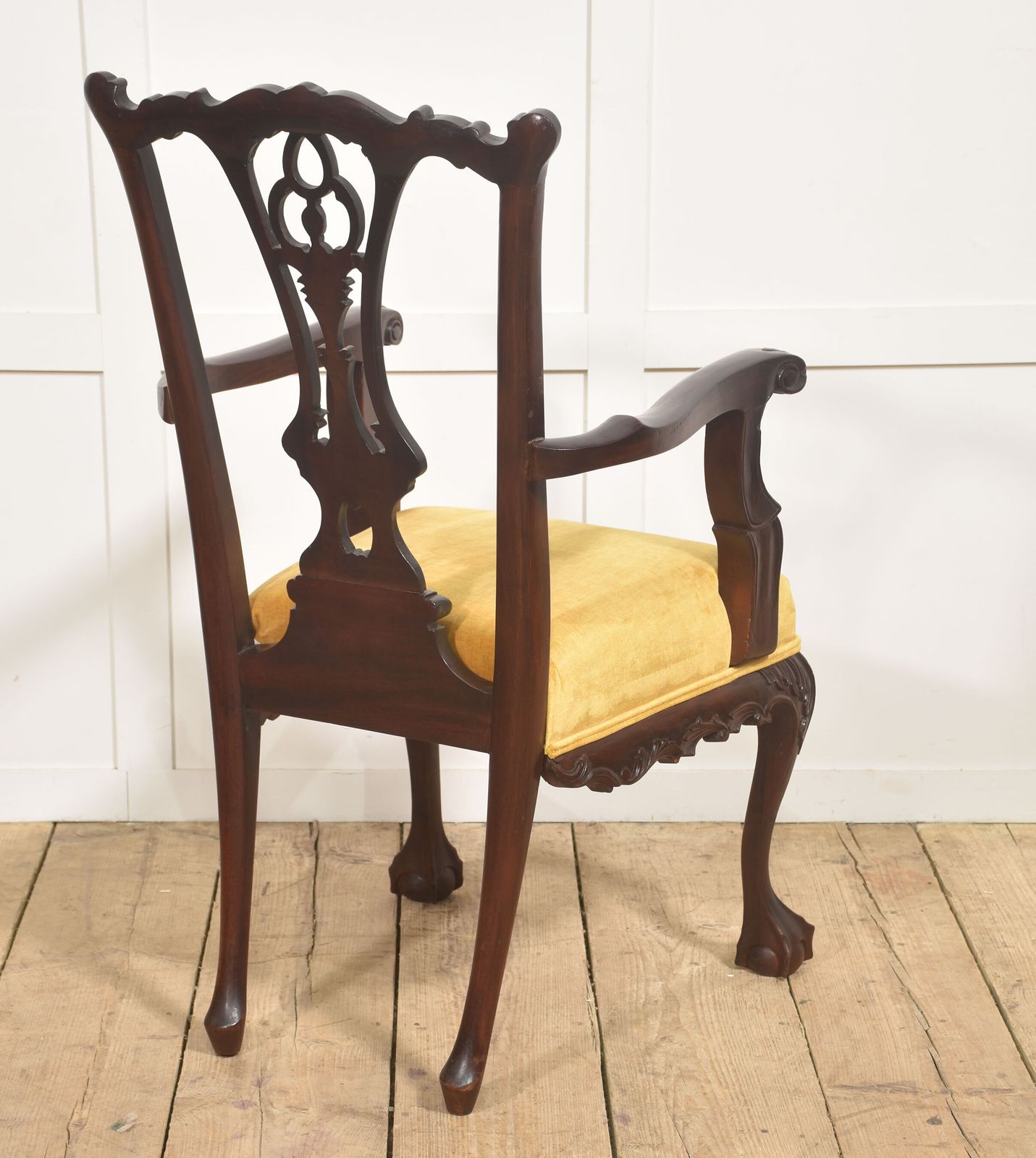 Set Of Eight Irish George II Style Mahogany Dining Chairs photo for sale