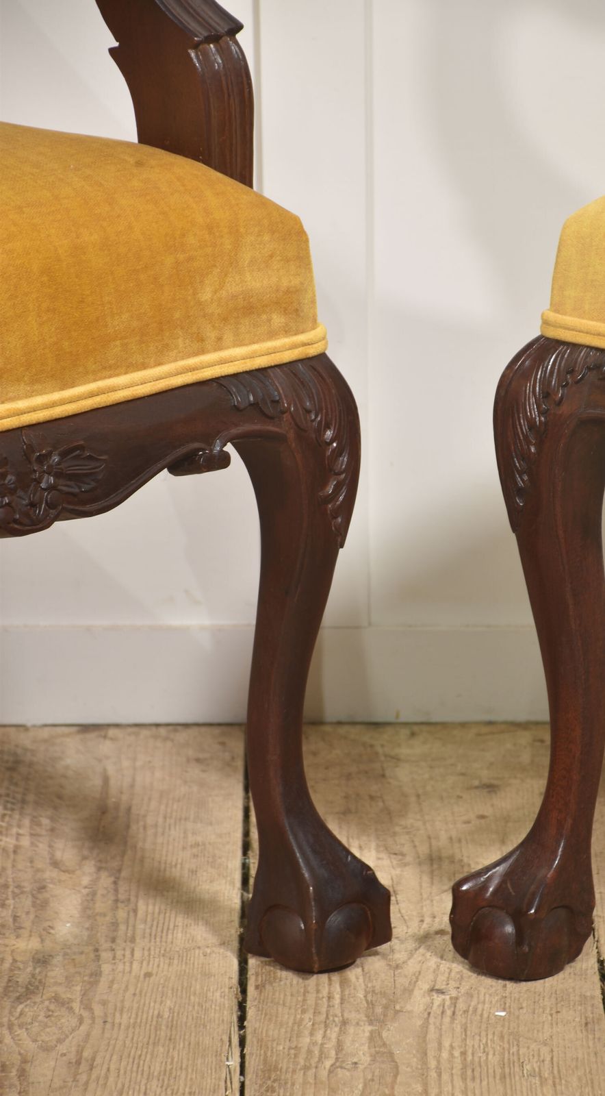 Set Of Eight Irish George II Style Mahogany Dining Chairs photo Furniture