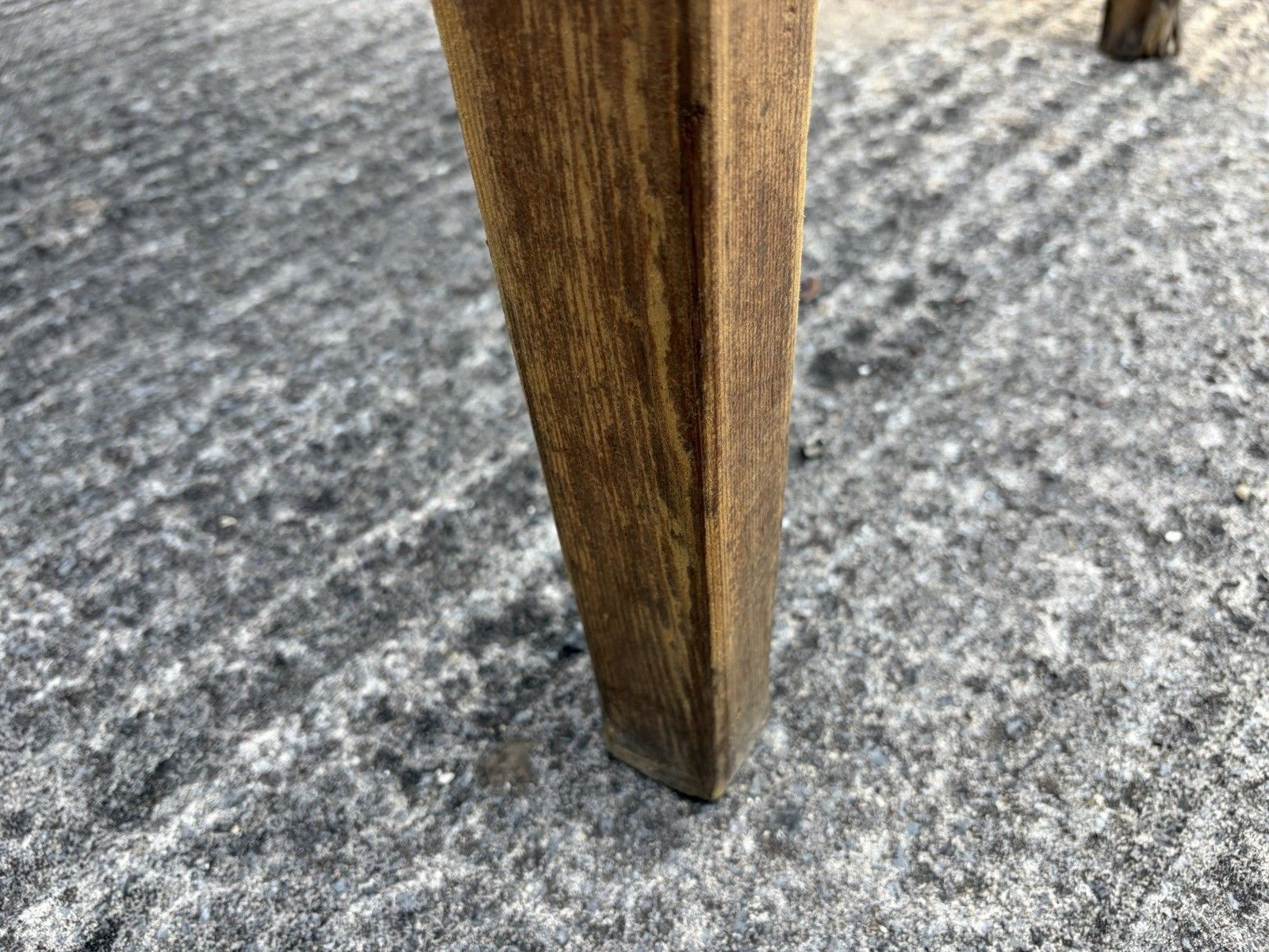 photo vintage Antique French Pine Farmhouse Rustic Dining Table — 198cm — Circa 1900