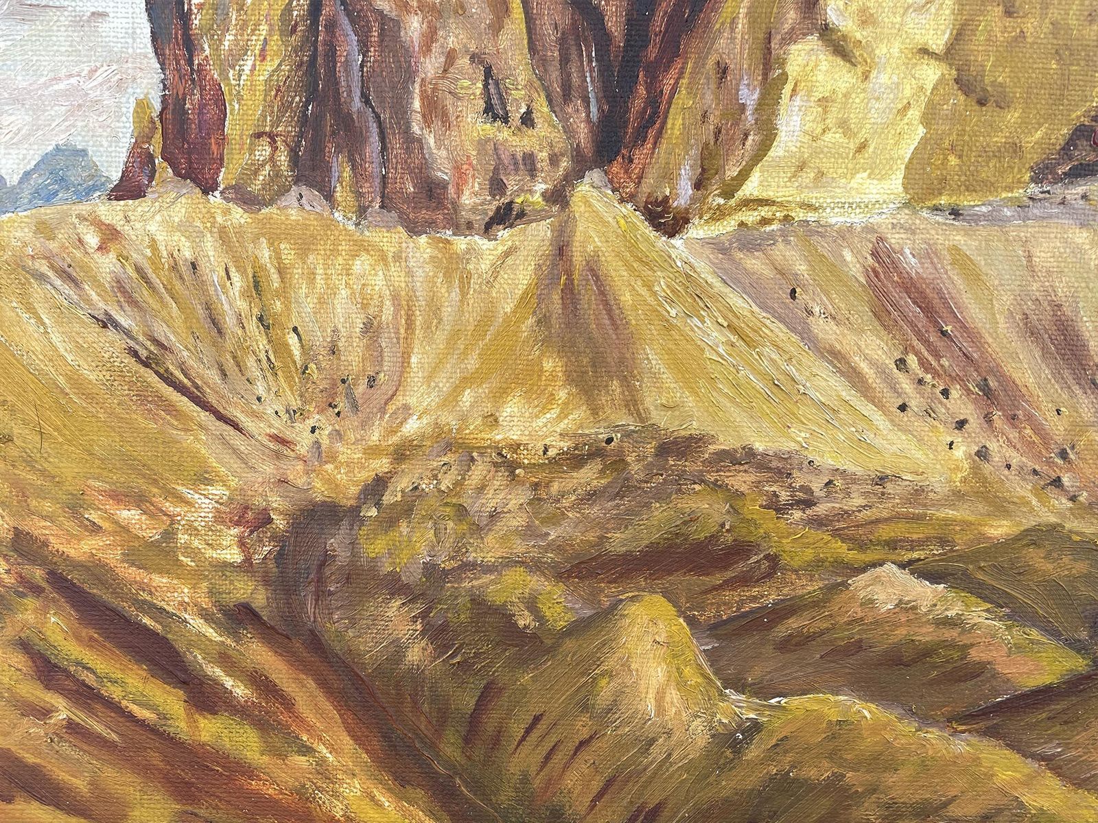 photo furniture Iatlian Dolomites Painting Oil On Canvas