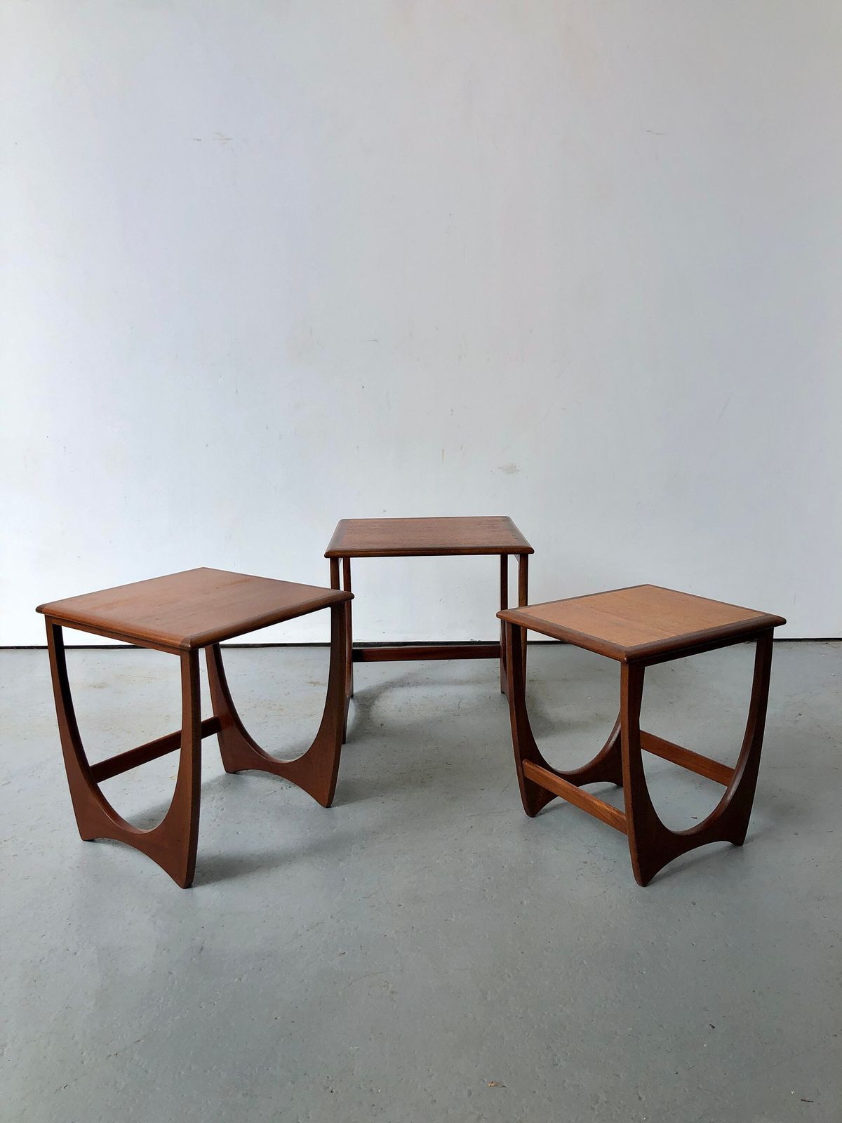Vintage G Plan Teak Astro Fresco Nest Of Tables. Danish Retro Mid Century photo 250.0