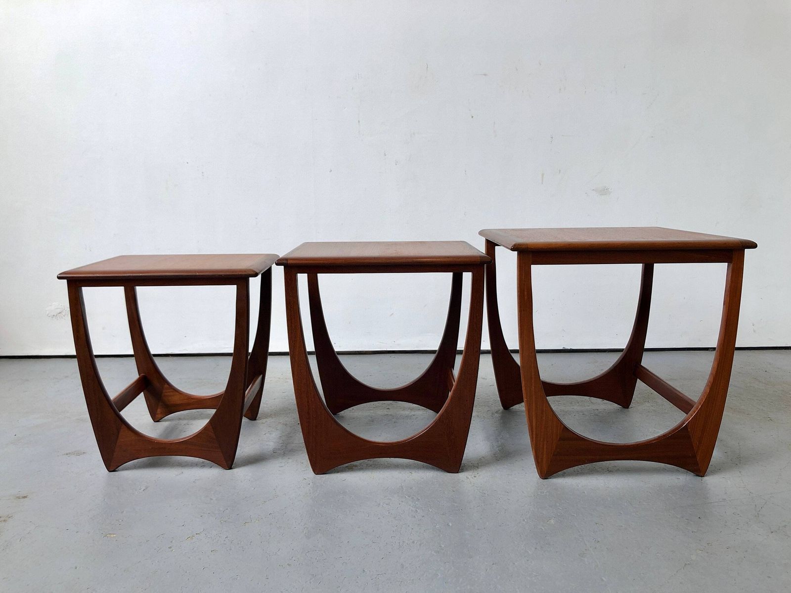 Vintage G Plan Teak Astro Fresco Nest Of Tables. Danish Retro Mid Century photo buy