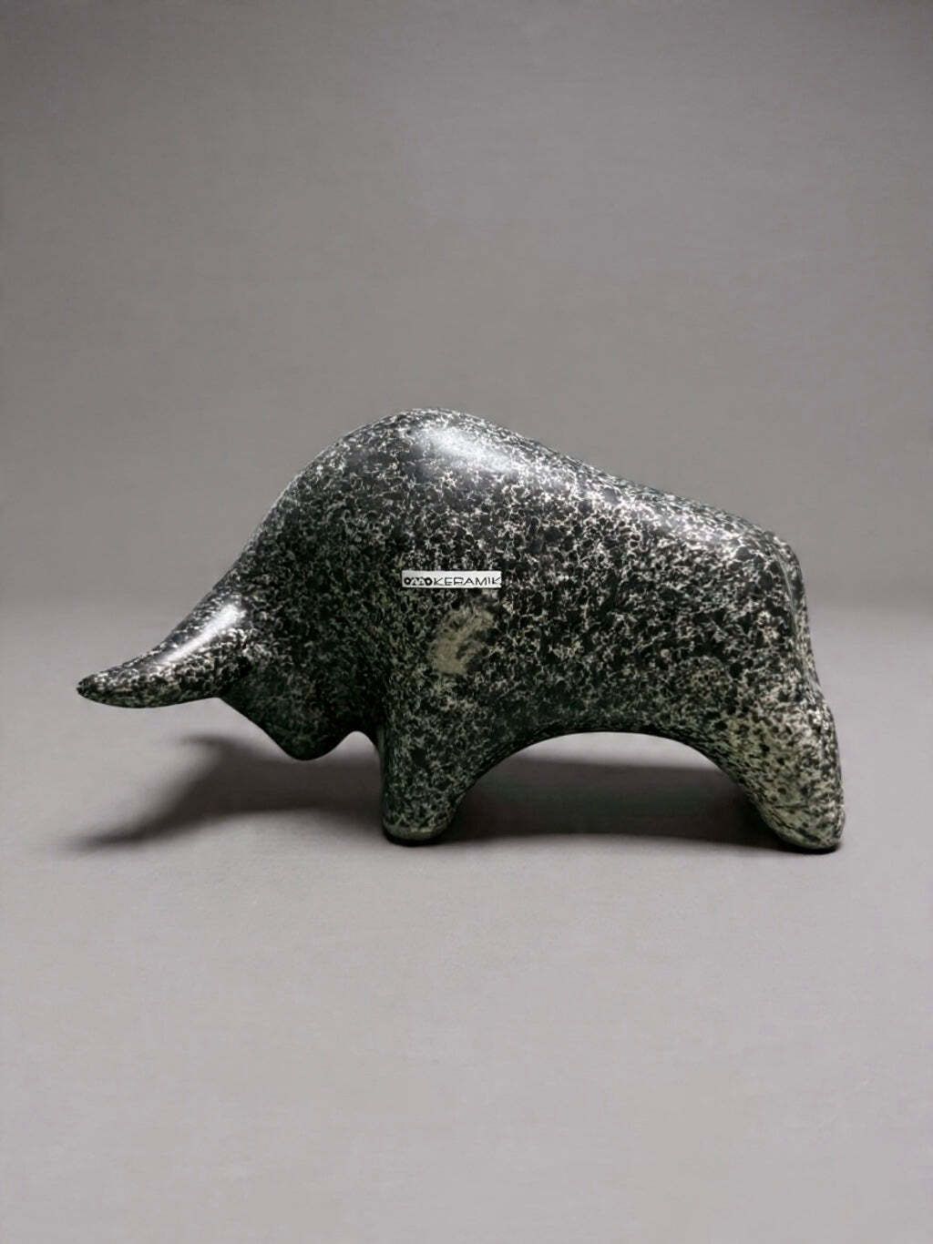 Otto Keramik Classic Ceramic Bull West German Pottery Fat Lava