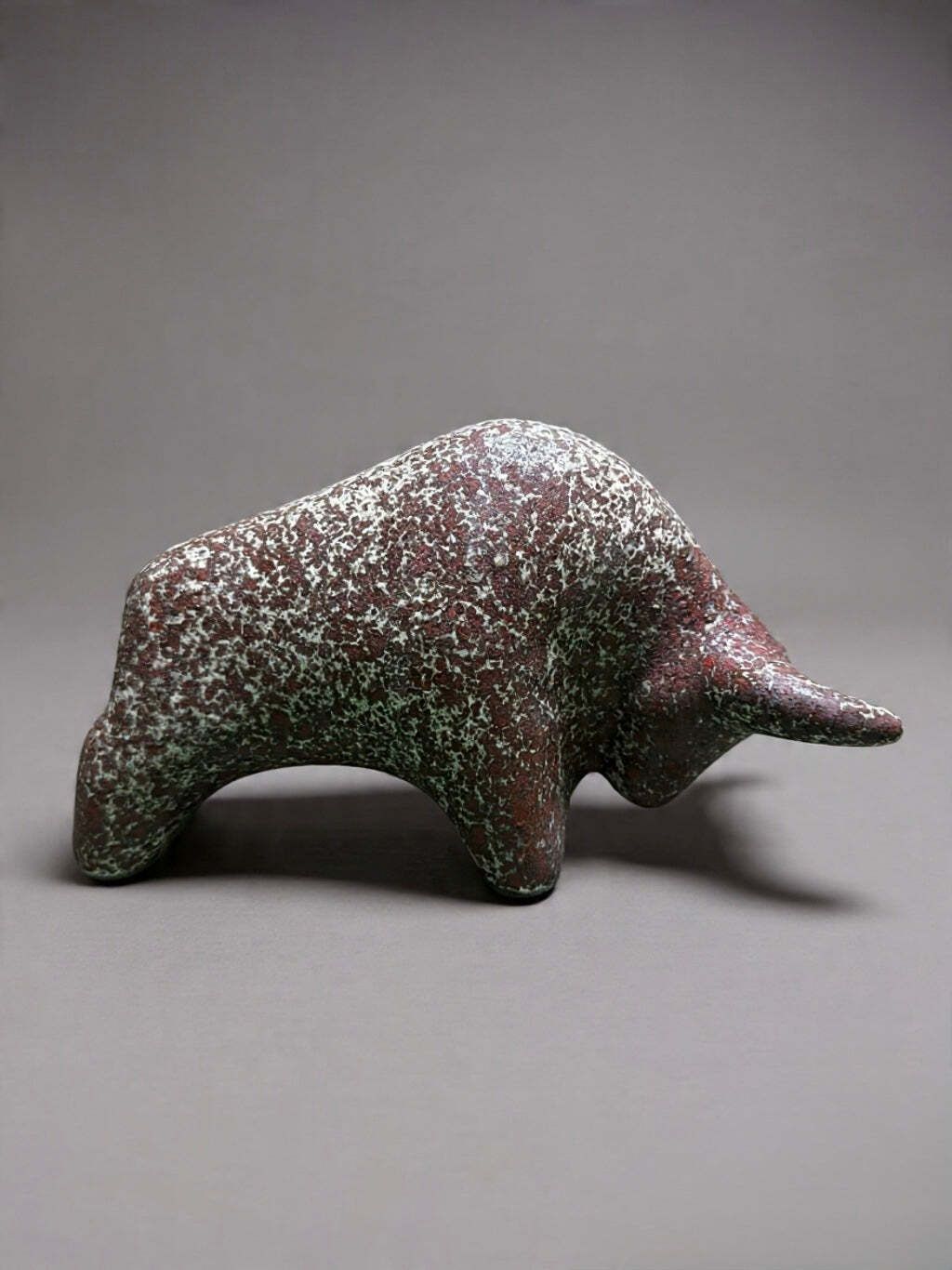 Otto Keramik Classic Ceramic Bull West German Pottery Fat Lava photo buy