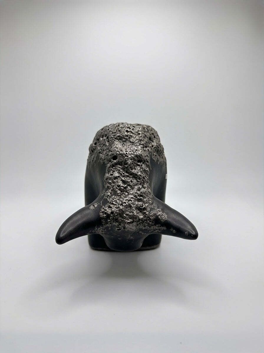 Otto Keramik Classic Ceramic Bull West German Pottery Fat Lava photo Art