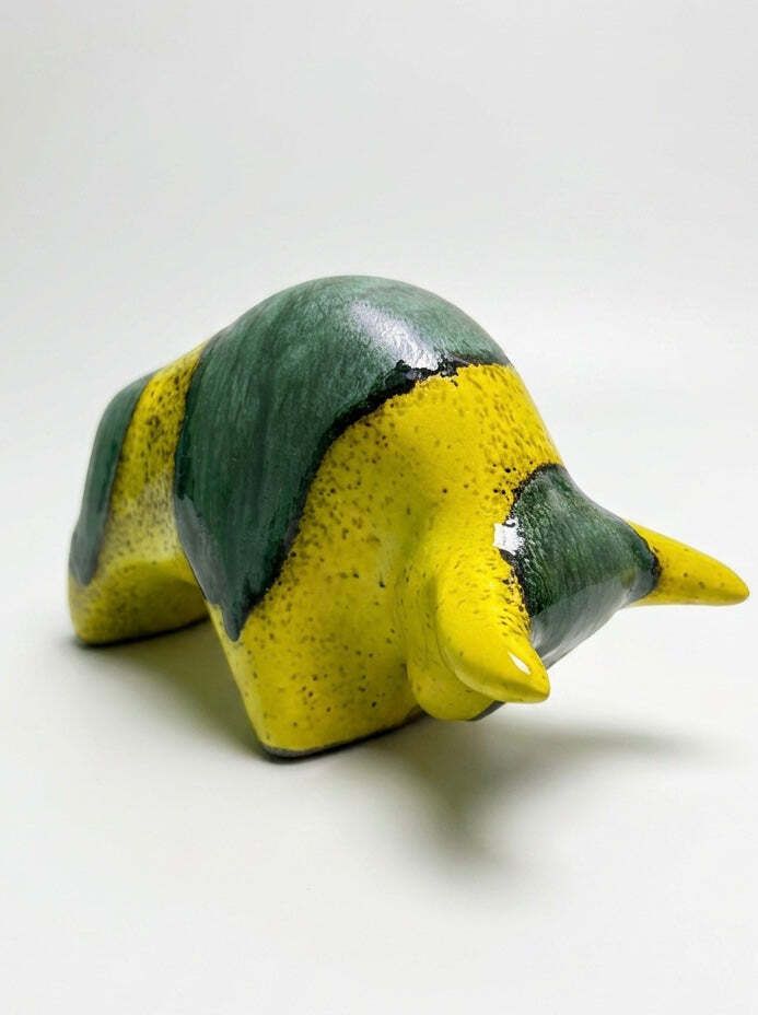 Otto Keramik Classic Ceramic Bull West German Pottery Fat Lava photo 125.0