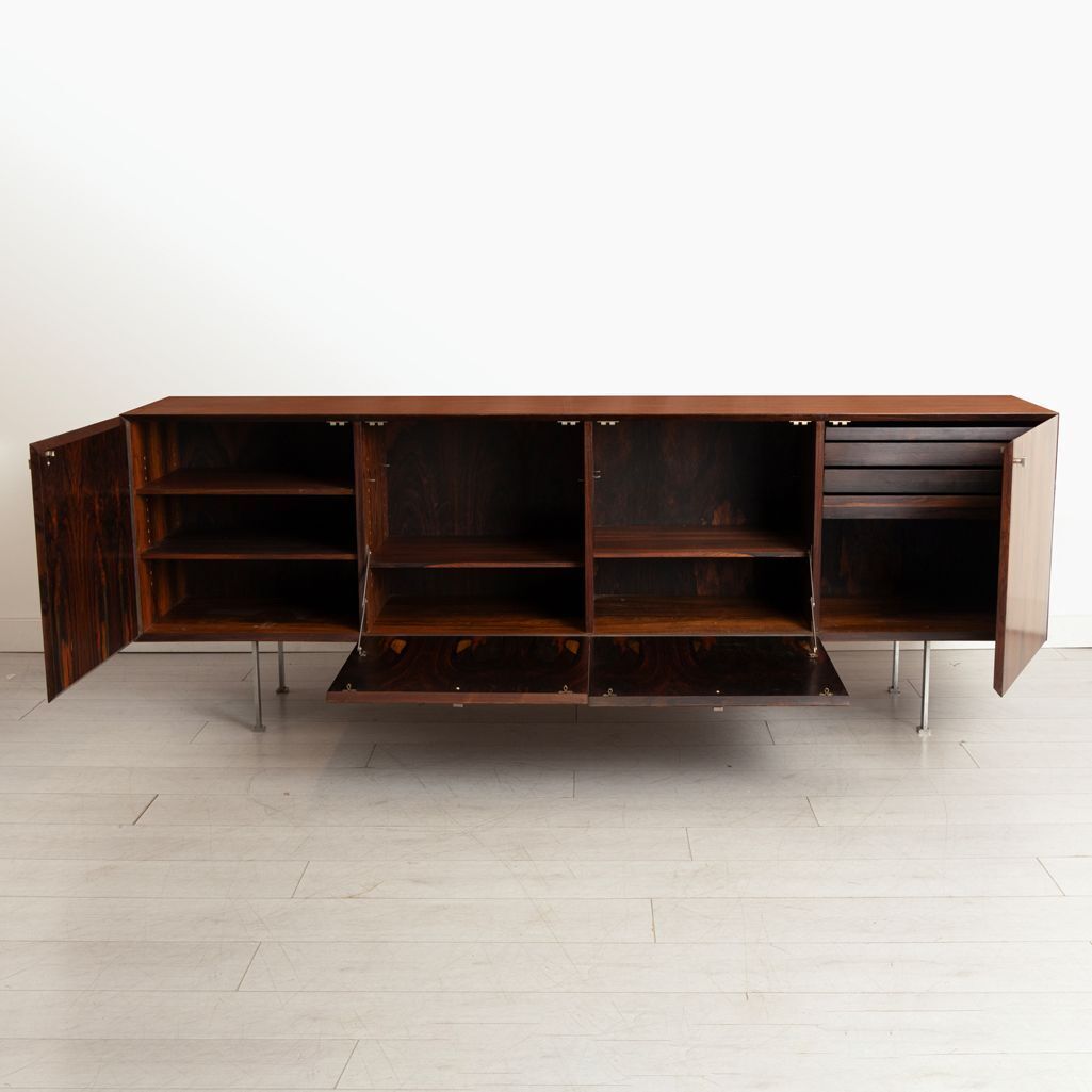 Danish Rosewood Sideboard By Poul Nørreklit For Georg Petersens Møbelfabrik C.1965 photo for sale