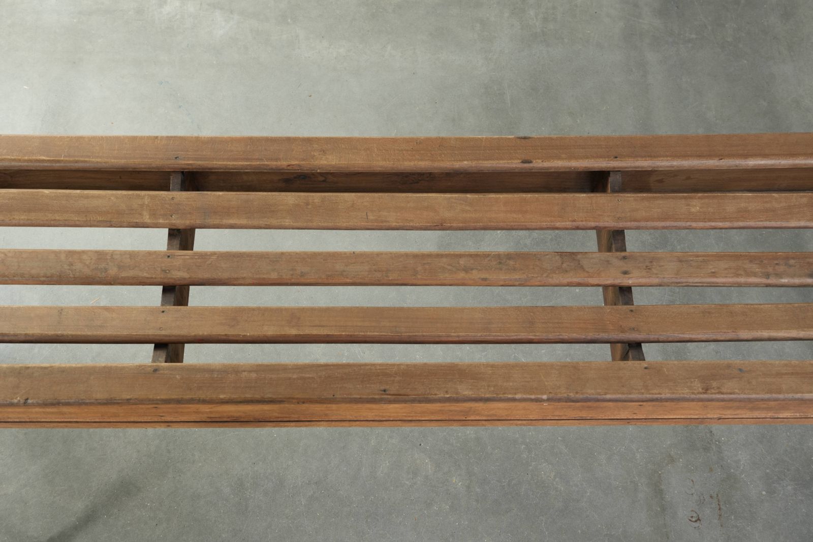 Stylish Antique French Oak Hall Bench/Dining Table Bench From The Late 19th Century photo vinterior