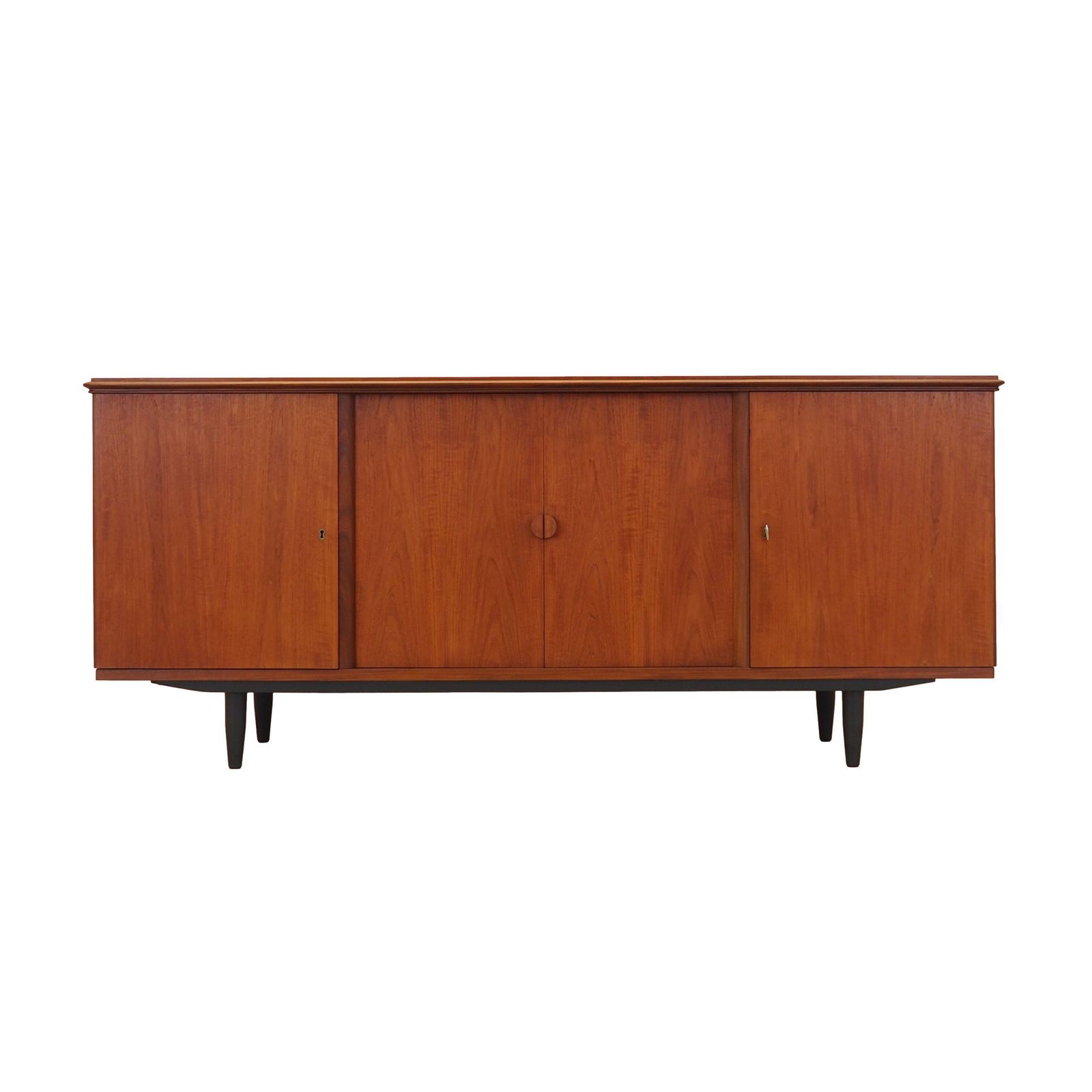 Teakhouten dressoir, Deens design, jaren 1970, gemaakt in Denemarken