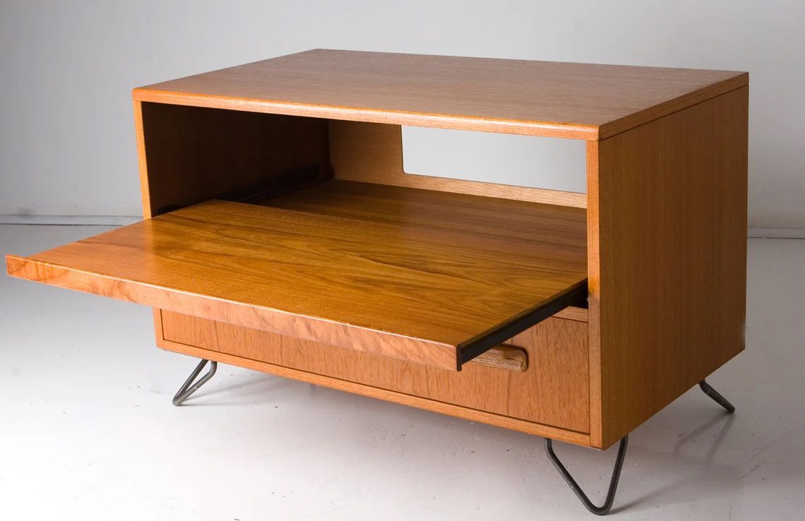 G Plan Fesco 1970s Mid Century Retro Teak Tv Media Cabinet Stand photo for sale