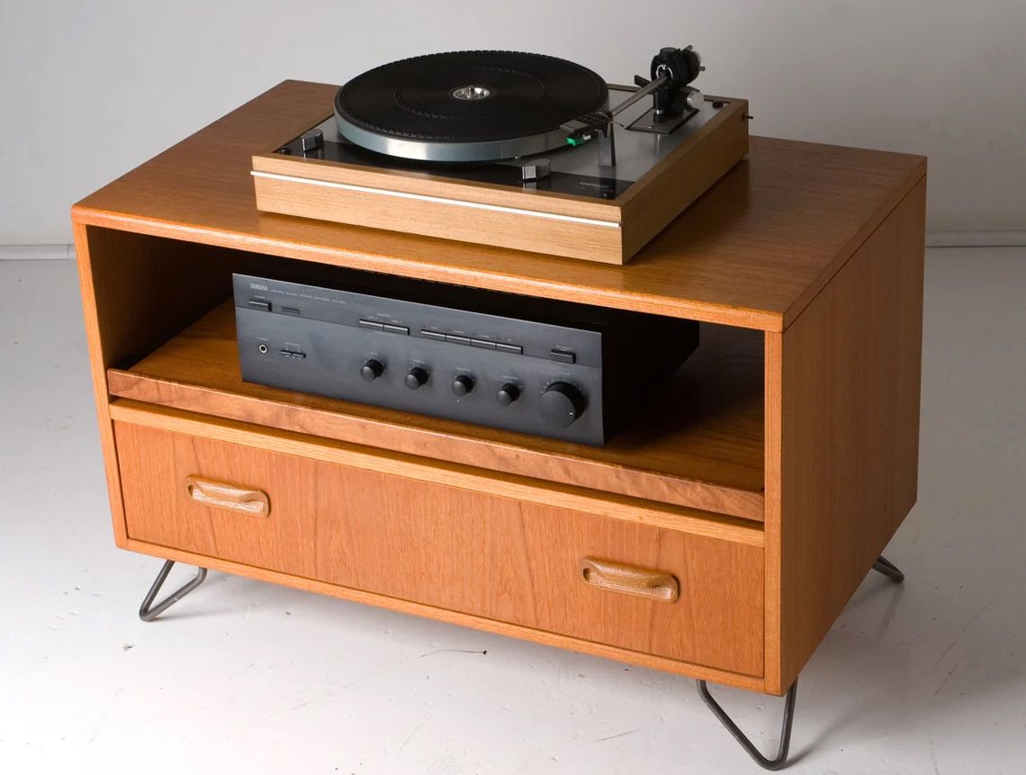 G Plan Fesco 1970s Mid Century Retro Teak Tv Media Cabinet Stand