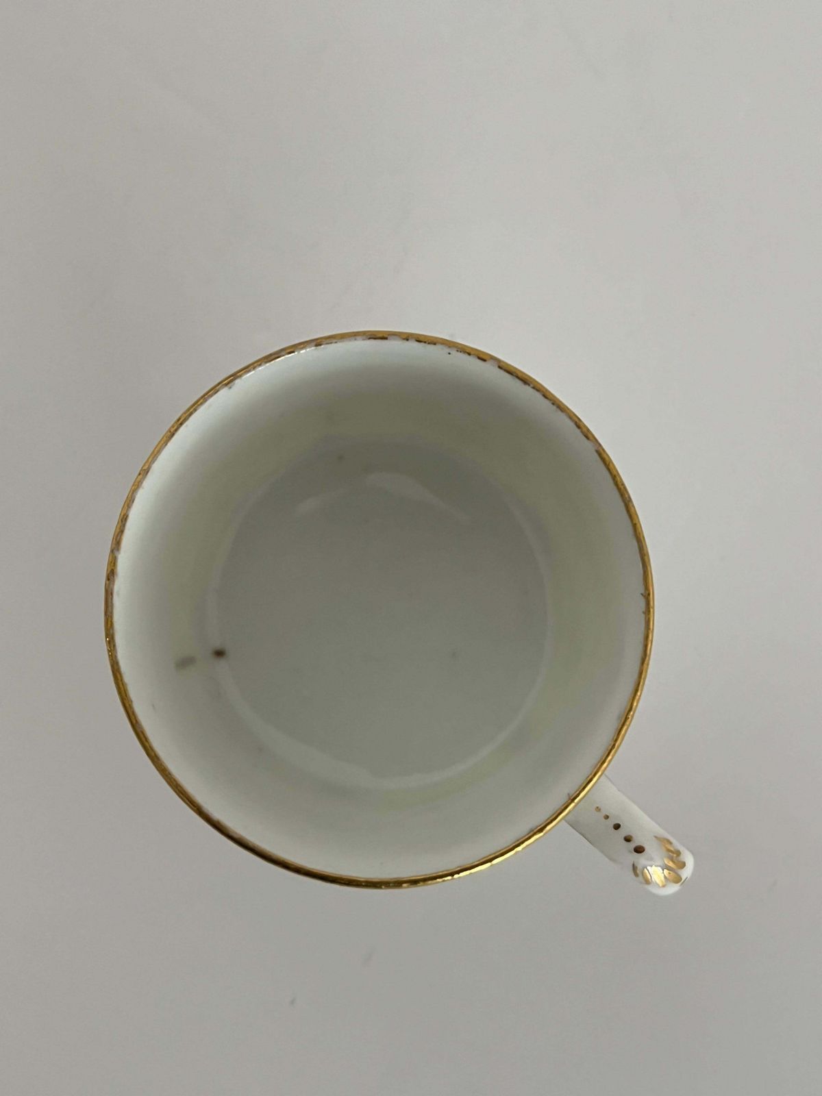 photo for sale Old Paris Porcelain Koffiekopje Bloemtakjes Polychroom, Frans, ca. 1795