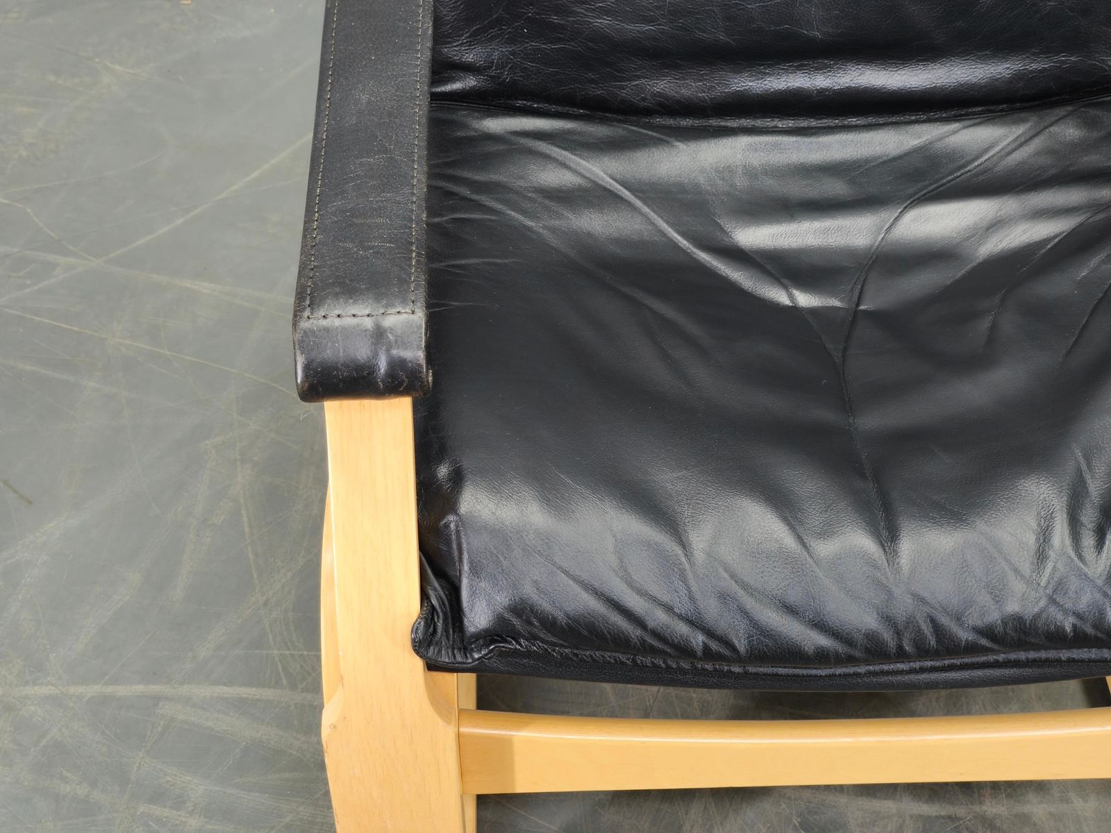 Paar lederen lounge stoelen van Åke Fribytter voor Nelo Kroken, jaren 1960 photo buy