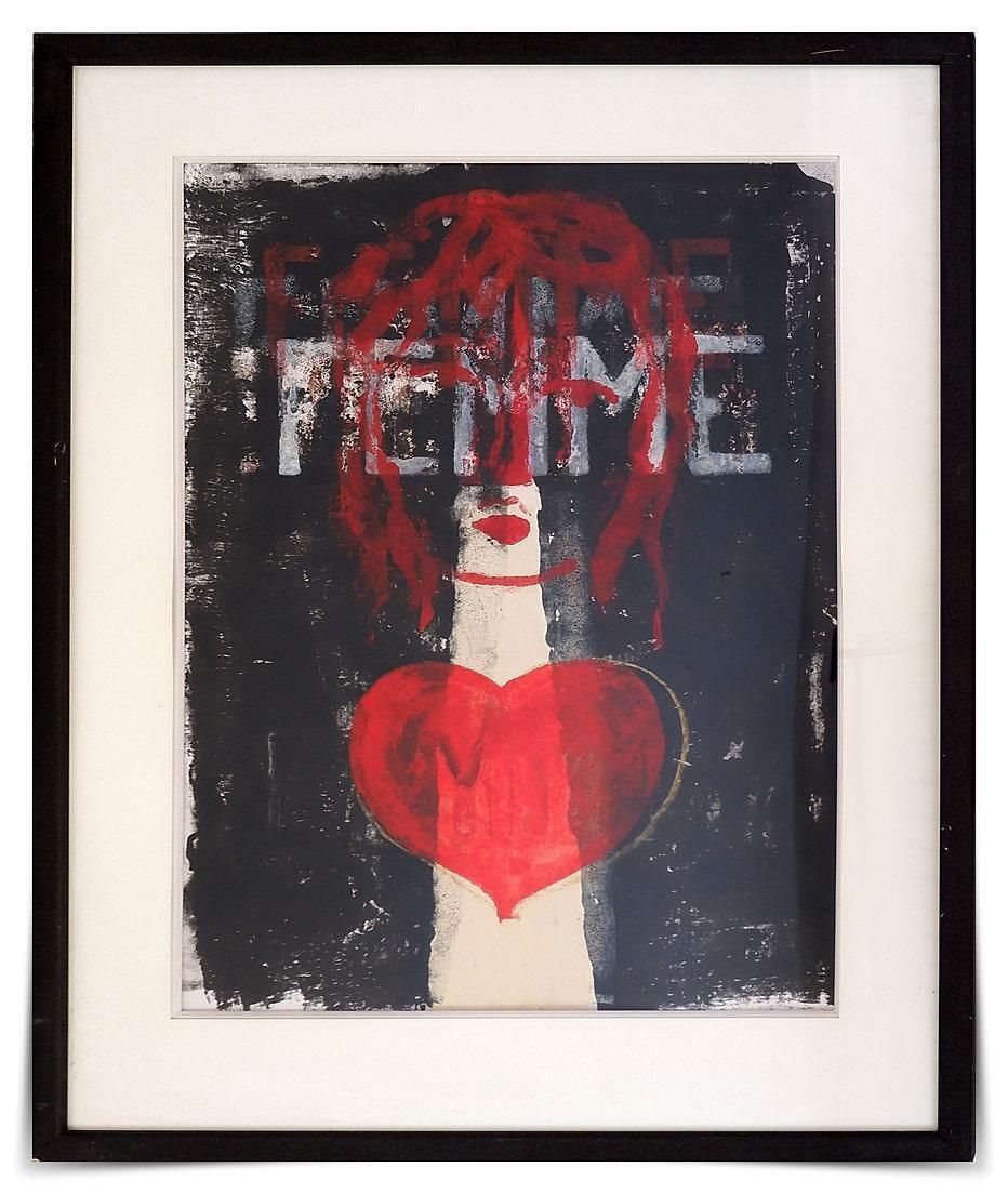 3033.0 Jean Marie Planques (1932 1992) Untitled   Works On Paper   Sold As A Set photo