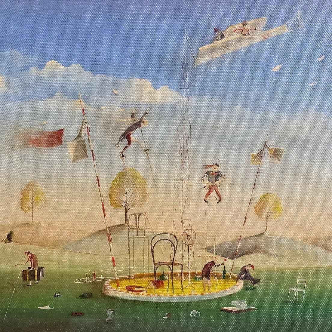 Miroslav Krofián   Contemporary Painting   Czechia photo vintage