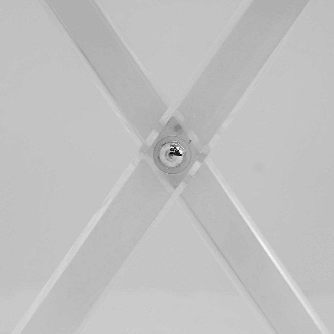 photo vinterior "Transparence" Collection By David Lange "Dagobert" Curule Seat   1970s