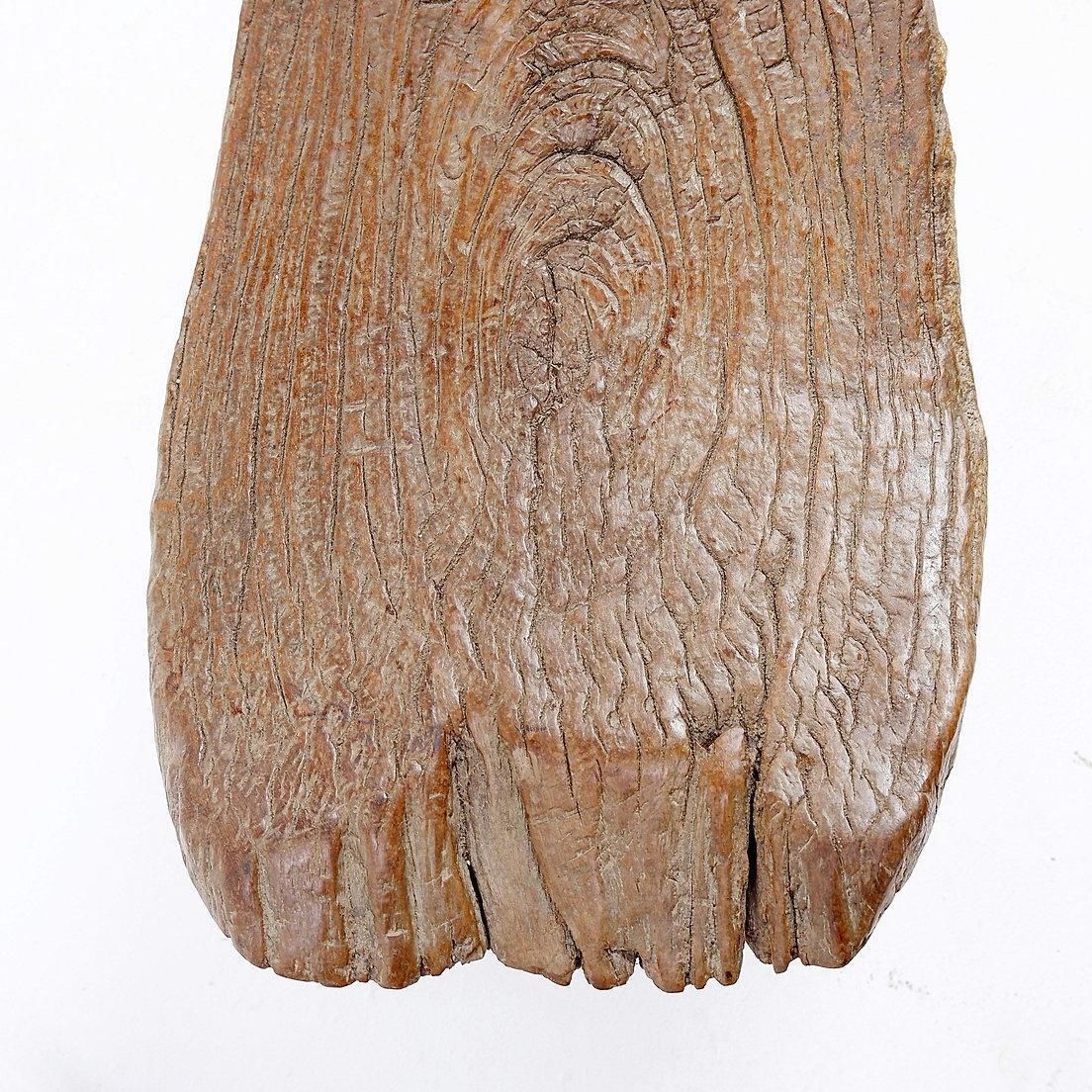 "Lobi" African Tripod Wooden Stool From Burkina Faso photo vinterior