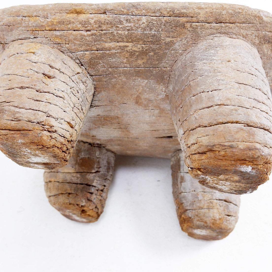 photo furniture African "Senufo" Stool Hand Carved   Ivory Coast