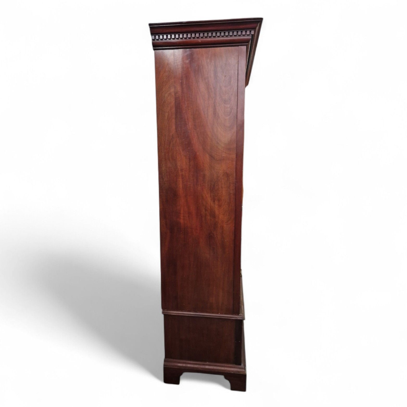 photo vinterior Scottish Mahogany Wardrobe Mirror Door Antique Combination Glasgow Ogilvie