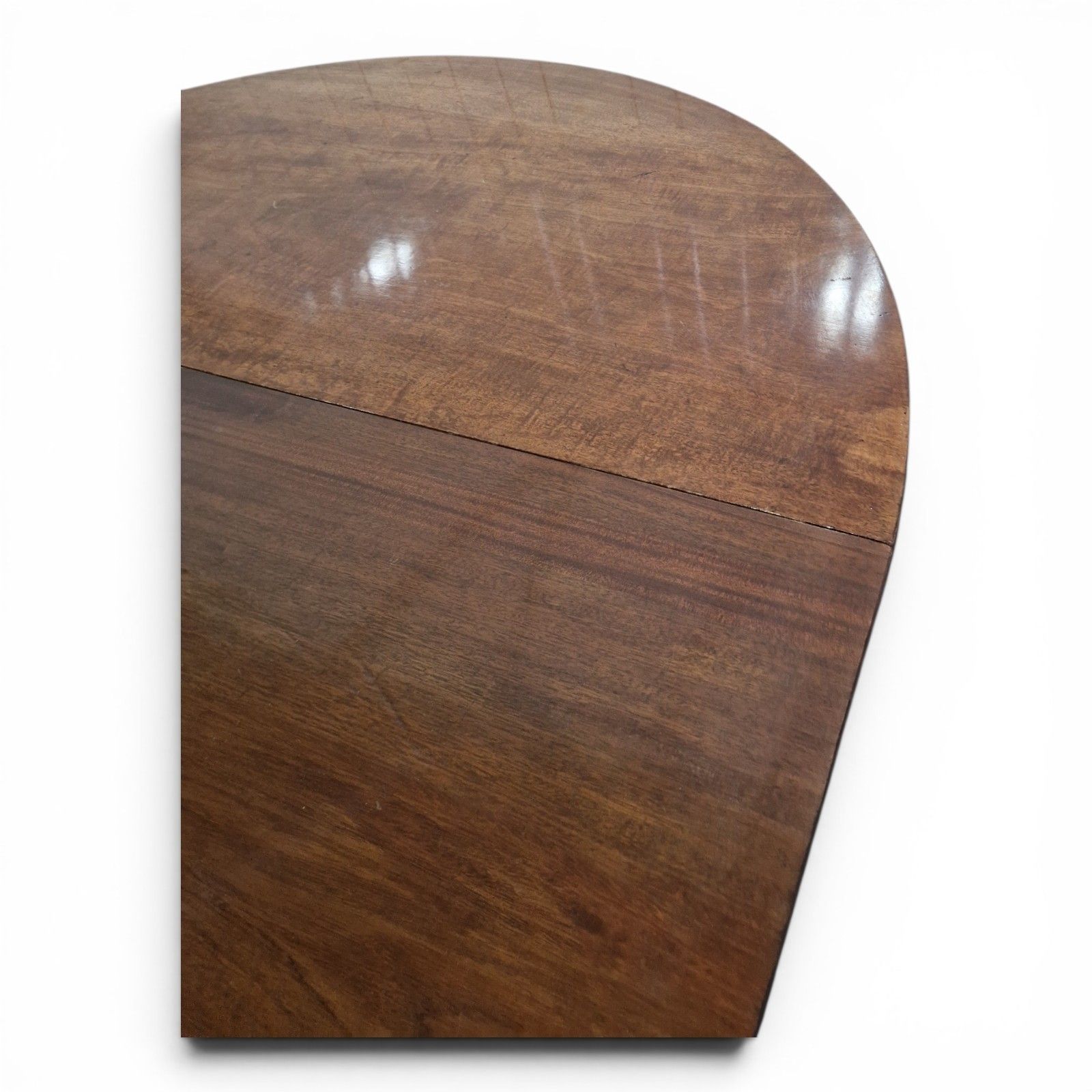Georgian Mahogany D End Dining Table Demi Lune Pair Console Tables Antique photo Furniture