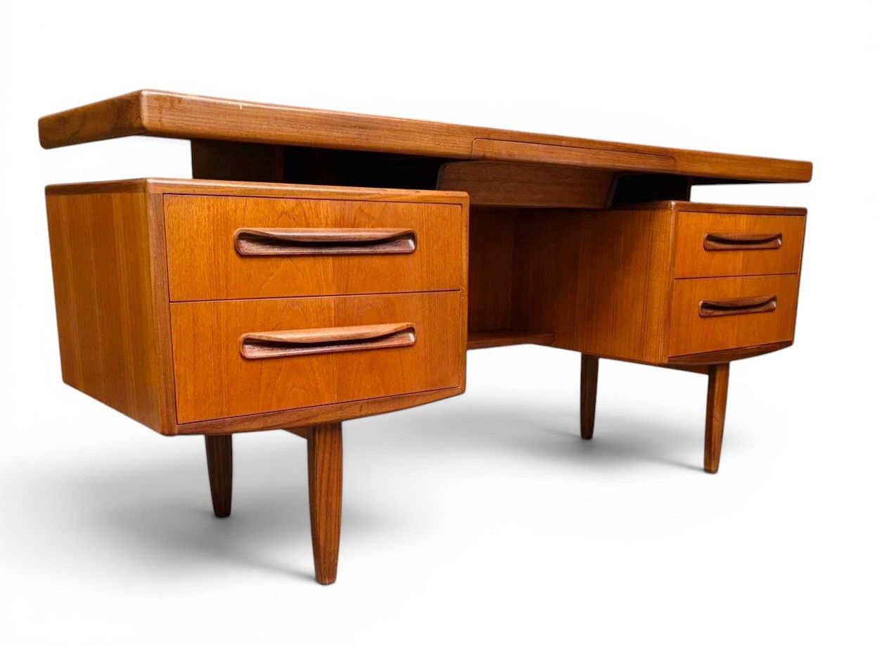 G Plan Teak Desk Fresco Mid Century Retro C1960s Floating Surface Rare photo 495.0