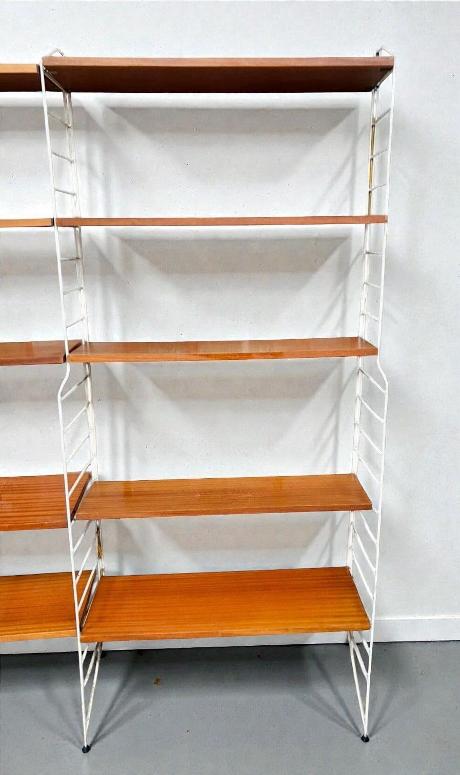 Swedish Nissie Strinning Teak Shelving System Bookcase Mid Century C1960s photo for sale
