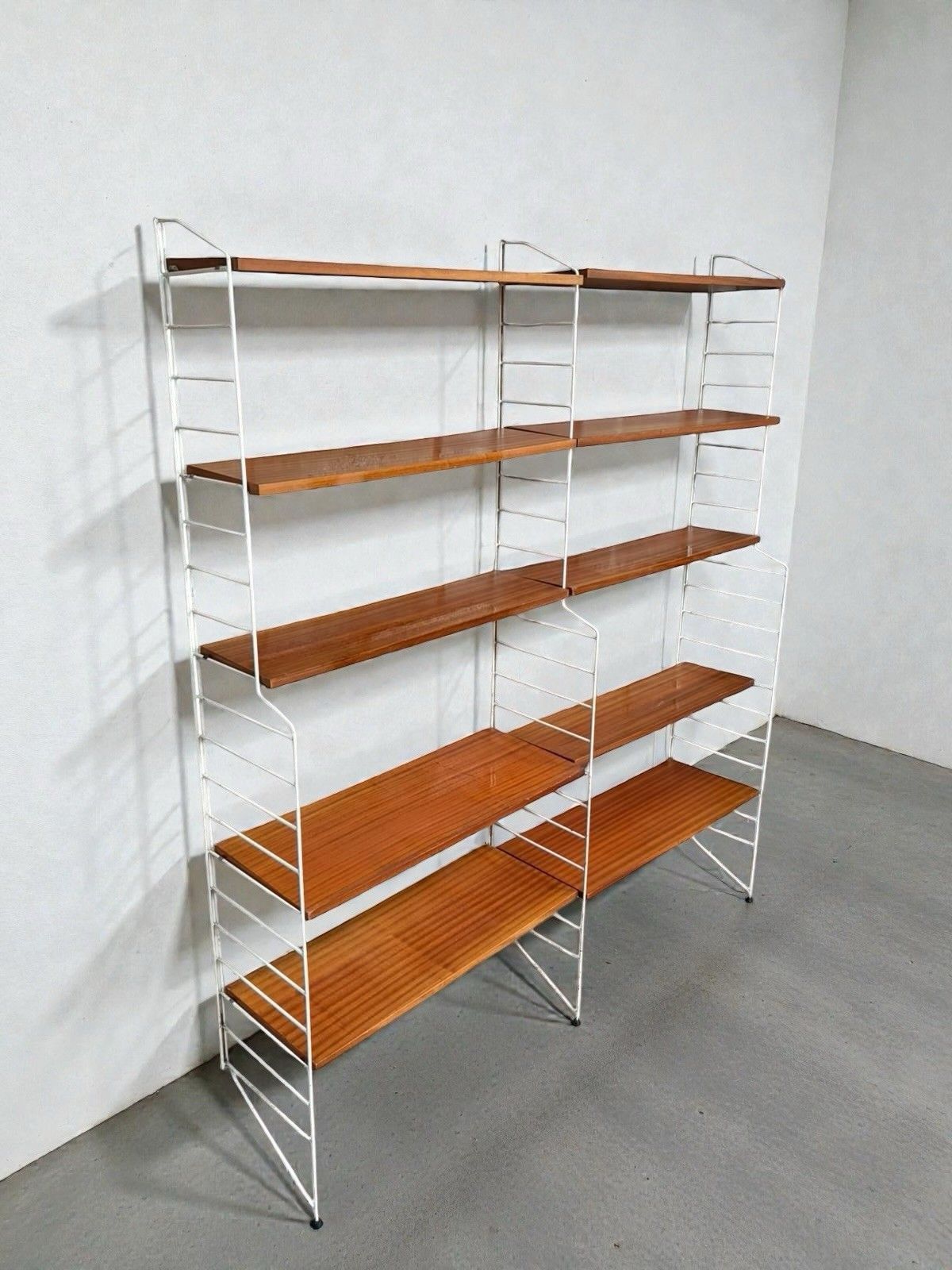 Swedish Nissie Strinning Teak Shelving System Bookcase Mid Century C1960s photo Furniture