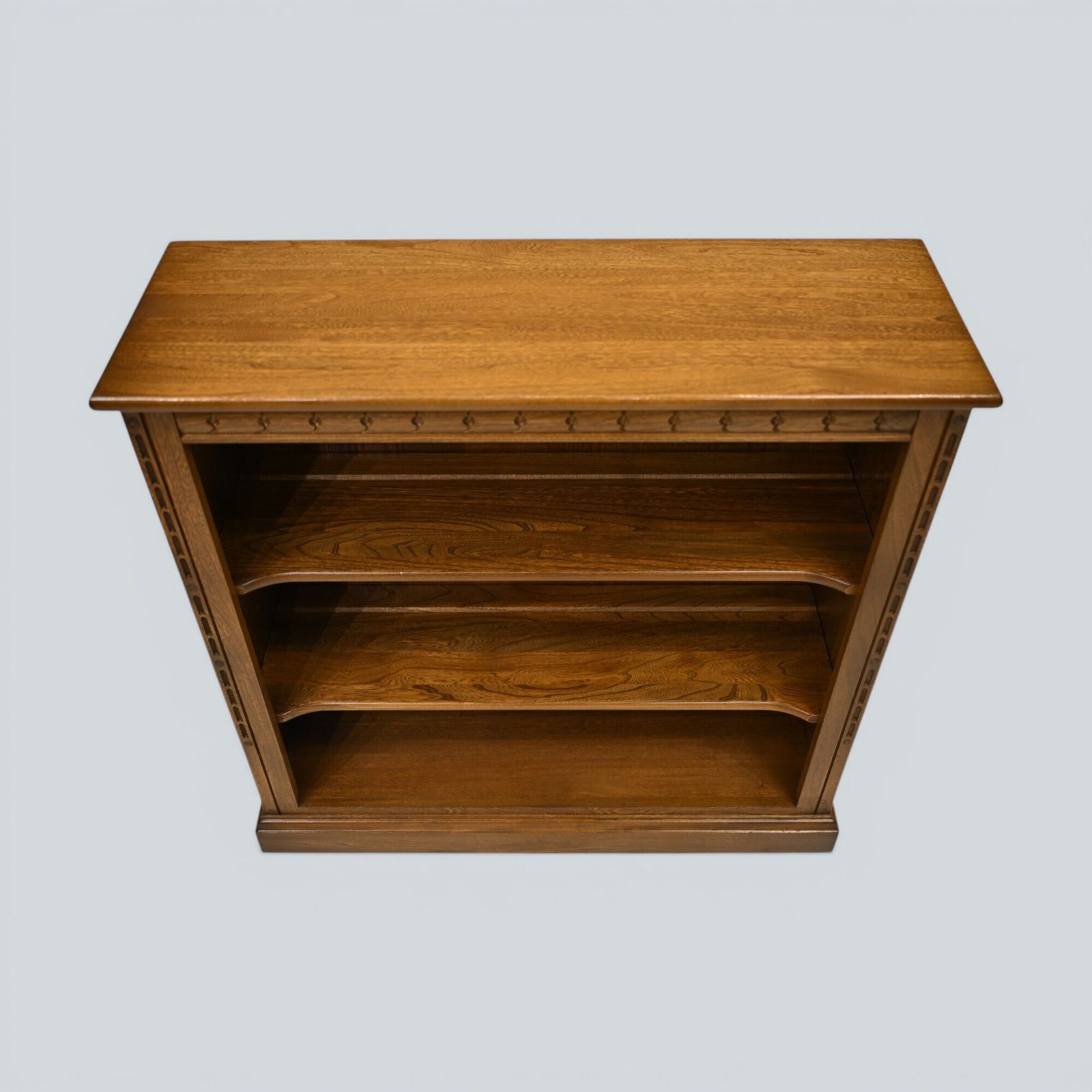 photo furniture Ercol Low Wide Bookcase 2 Shelves Golden Dawn Finish Mural Free Uk Delivery*