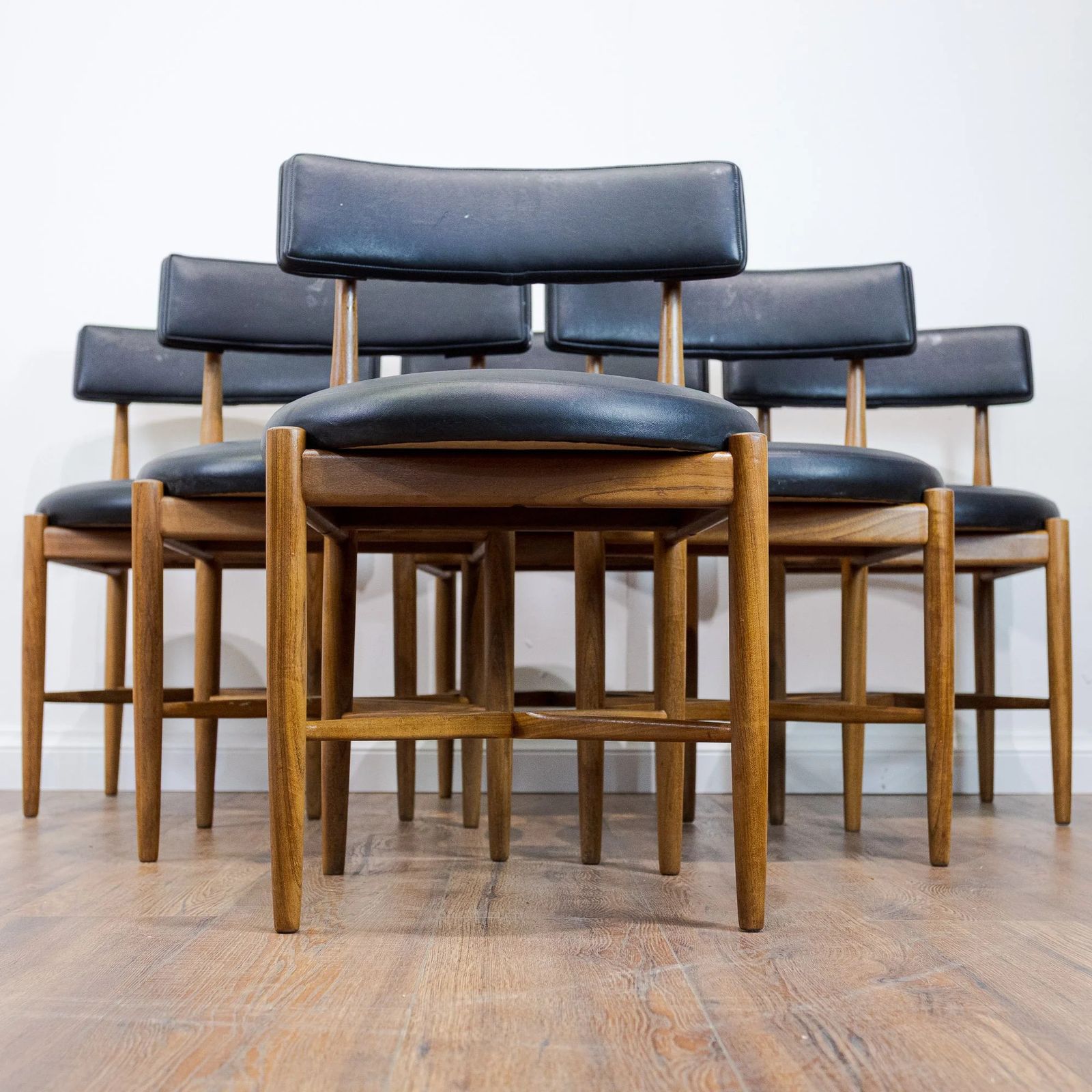 6x G Plan Fresco Round Dining Chairs By Victor B. Wilkins photo furniture
