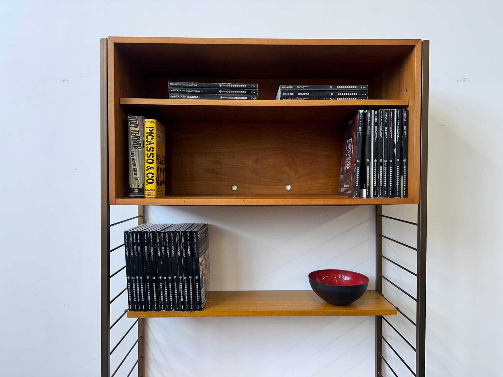 Vintage 1970s Ladderax Staples Teak Shelving / Desk / Bookcase. Retro Danish Mid Century Heals photo 770.0