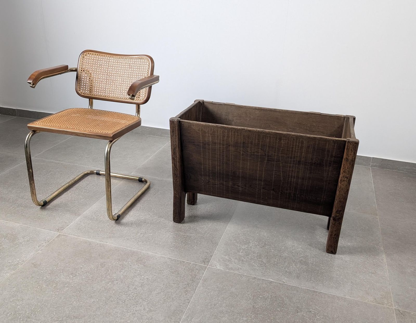 Macetero De Madera Maciza Wabi Sabi, Aarhus, Dinamarca, 1940s photo furniture