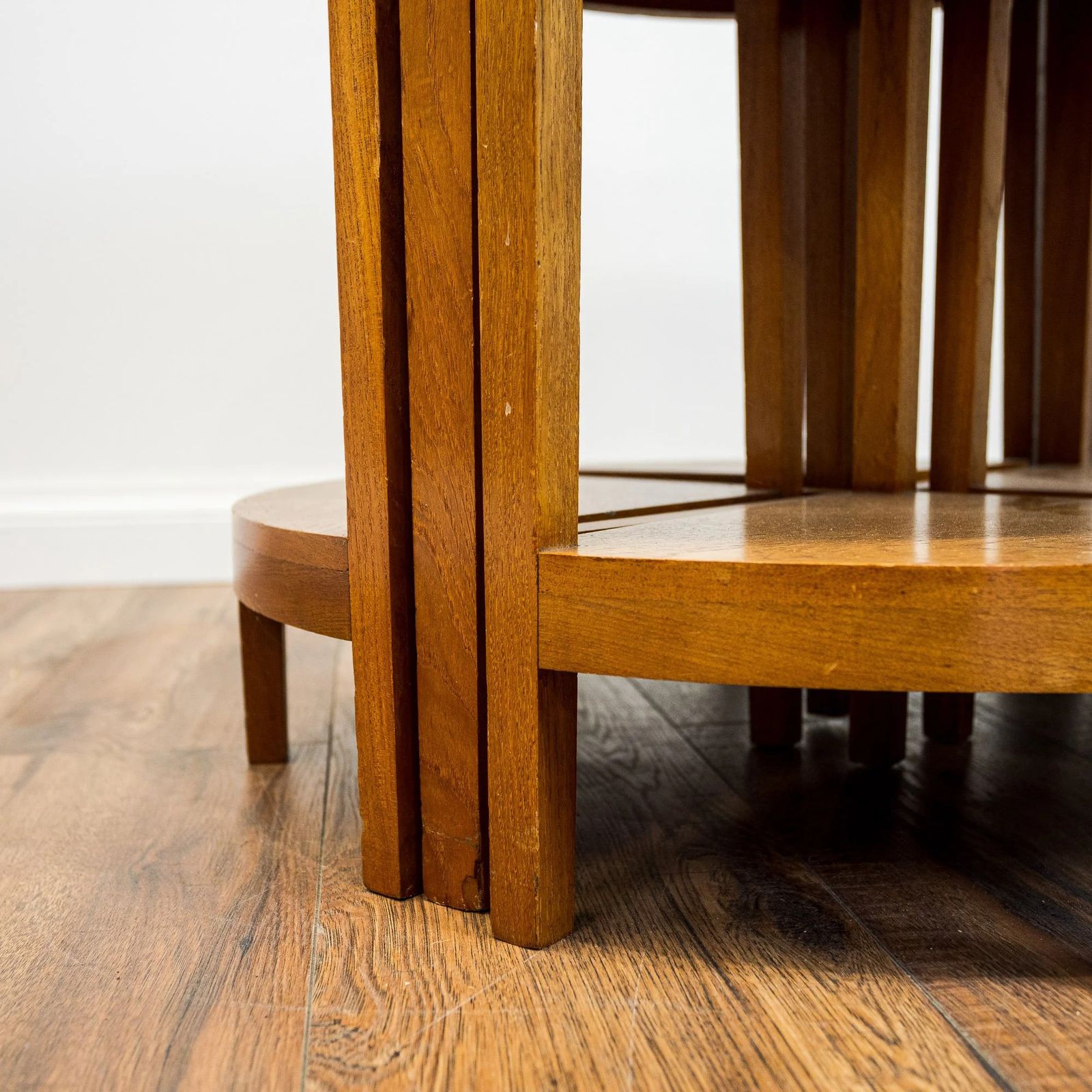 Art Deco Quartet Oak Nest Of Tables photo 245.0