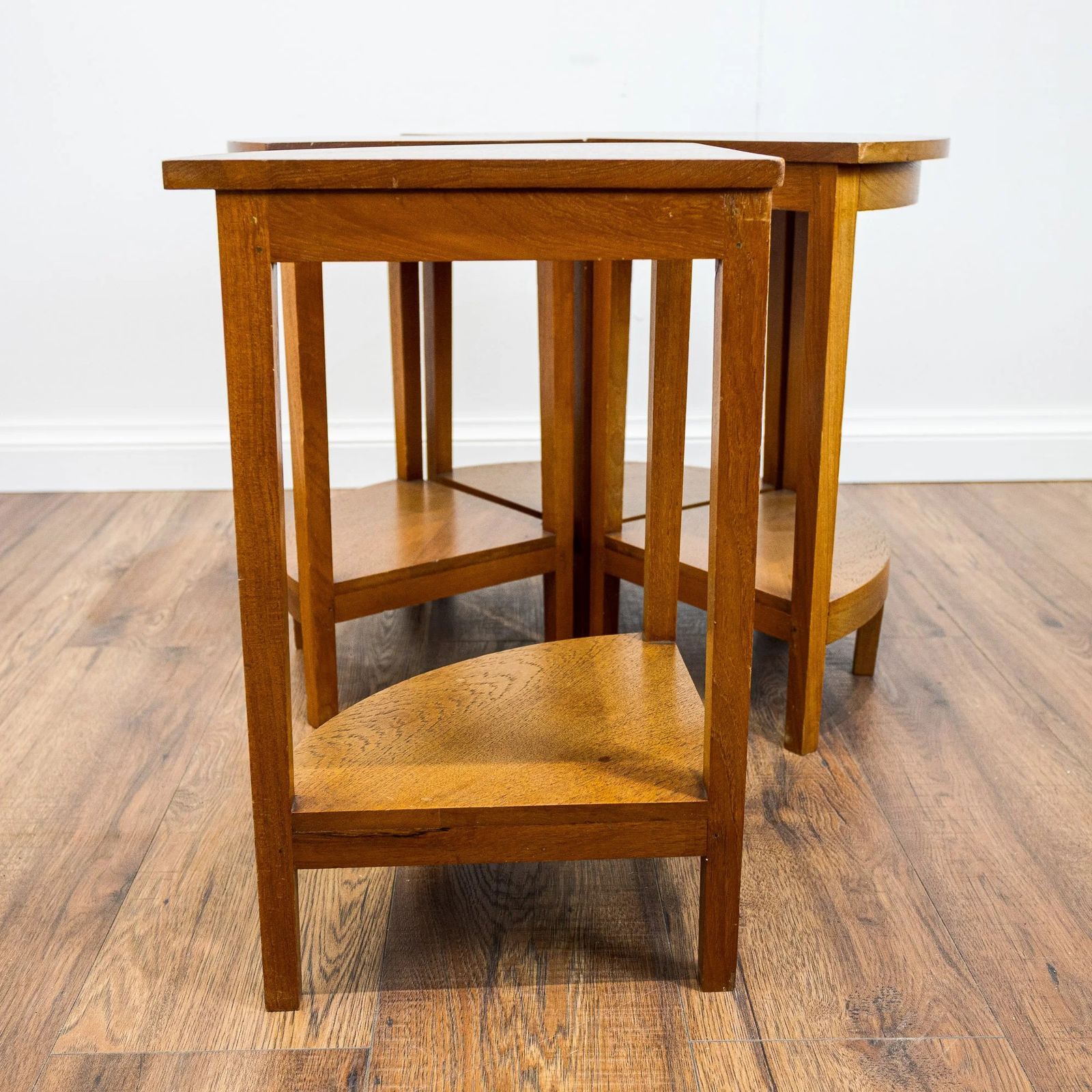 Art Deco Quartet Oak Nest Of Tables photo buy