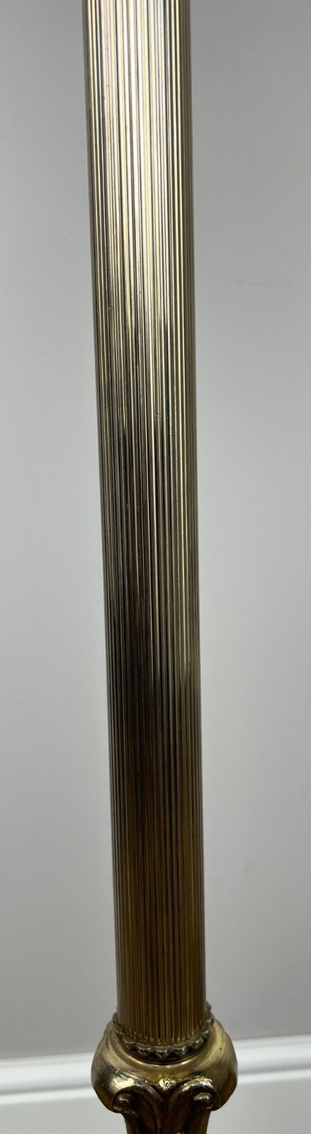 Floor Lamp Vintage French Style Standing Lamp Ornate With Tassel Shade Lot 6076 photo vintage