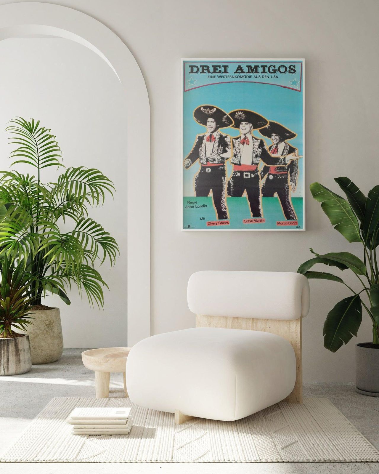 The Three Amigos 1990 East German Film Poster, Finger photo furniture