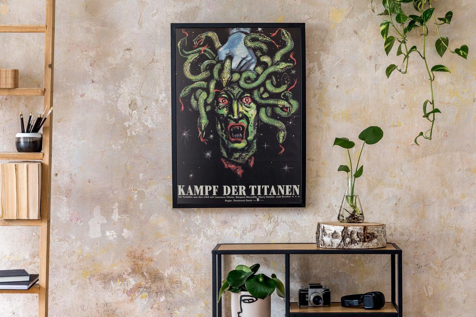 Clash Of The Titans 1985 East German A1 Film Poster, Ernst photo furniture