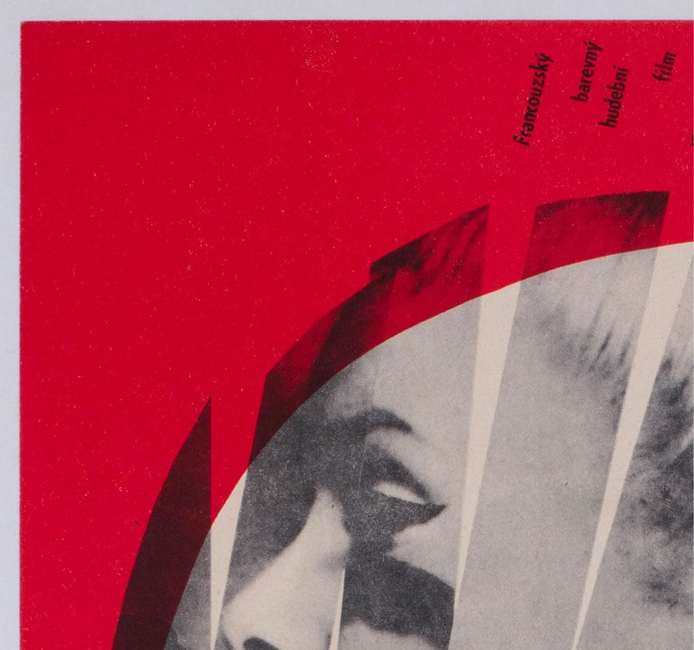 The Umbrellas Of Cherbourg 1966 Czech A3 Film Poster, Miroslav Vystrcil photo for sale