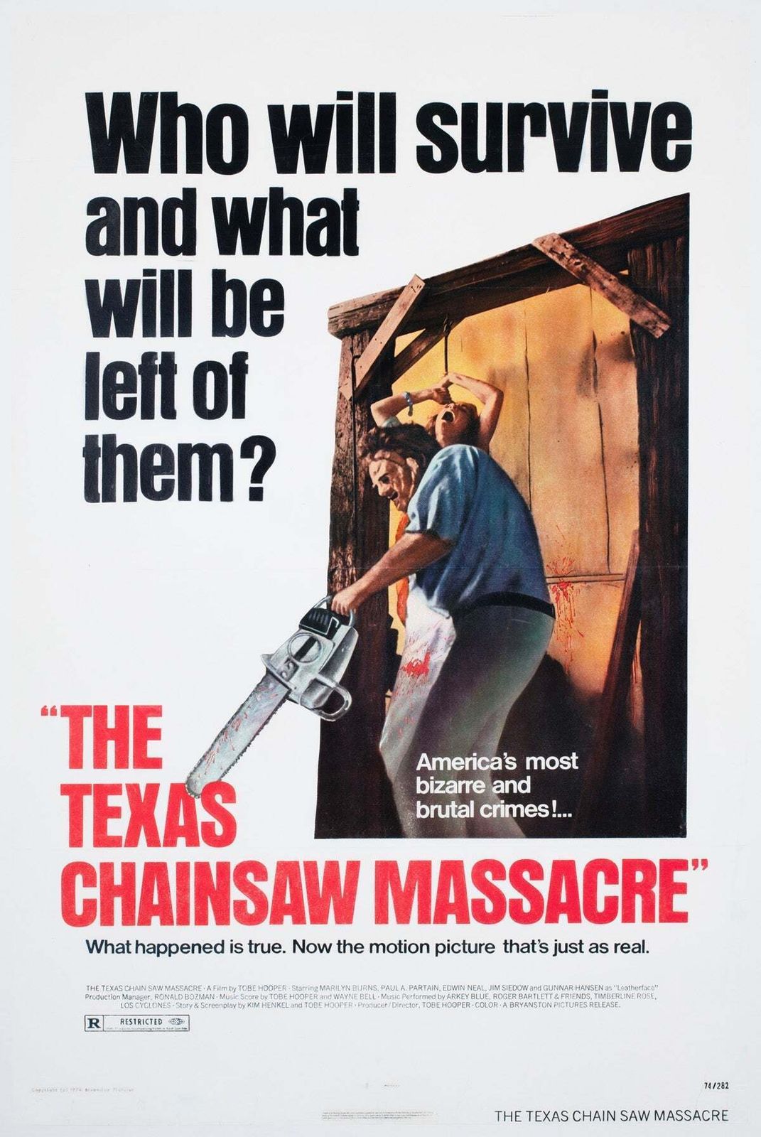 The Texas Chainsaw Massacre 1974 Us 1 Sheet Film Poster