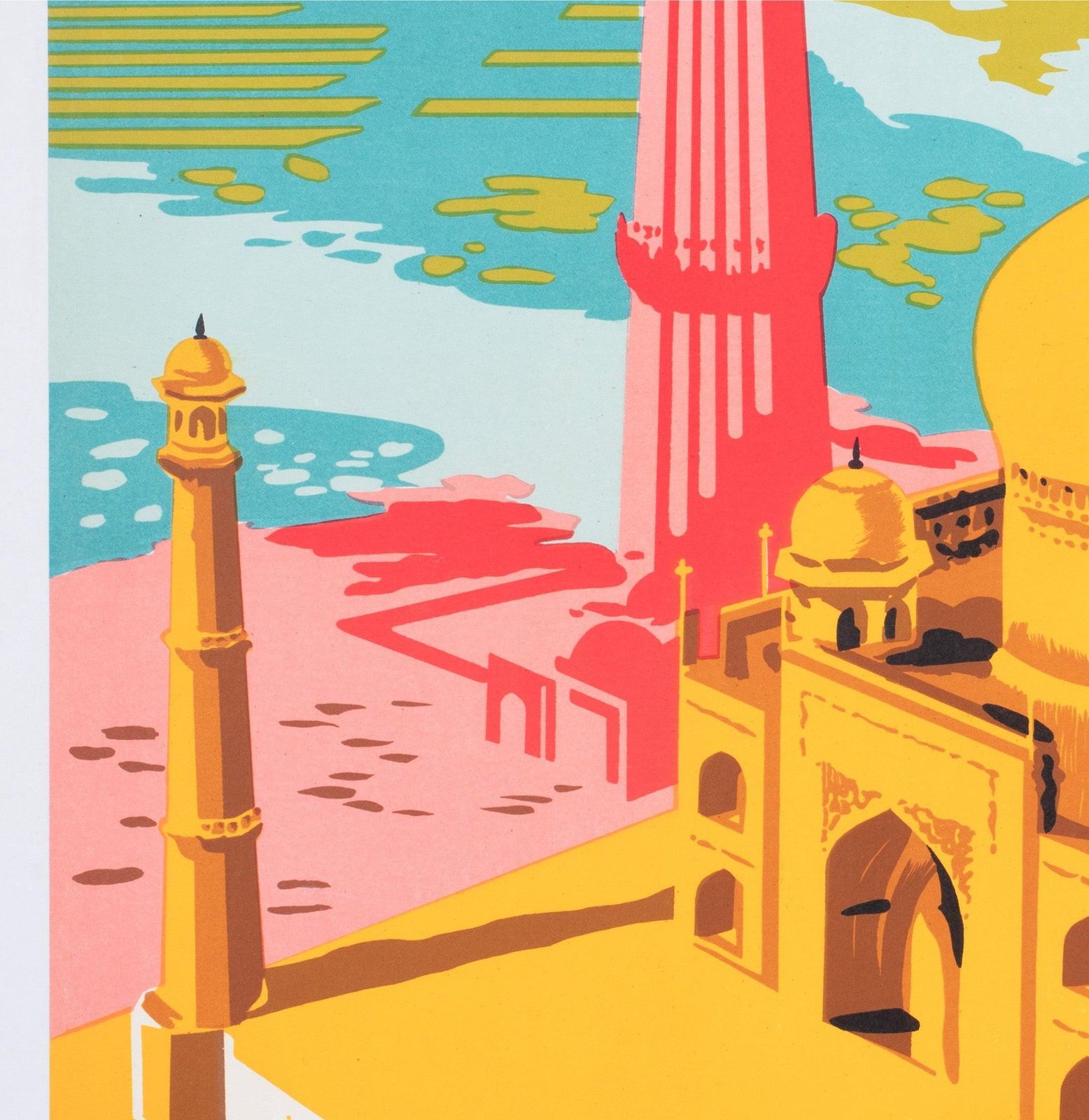 India 1957 Travel Advertising Poster photo 1327.0