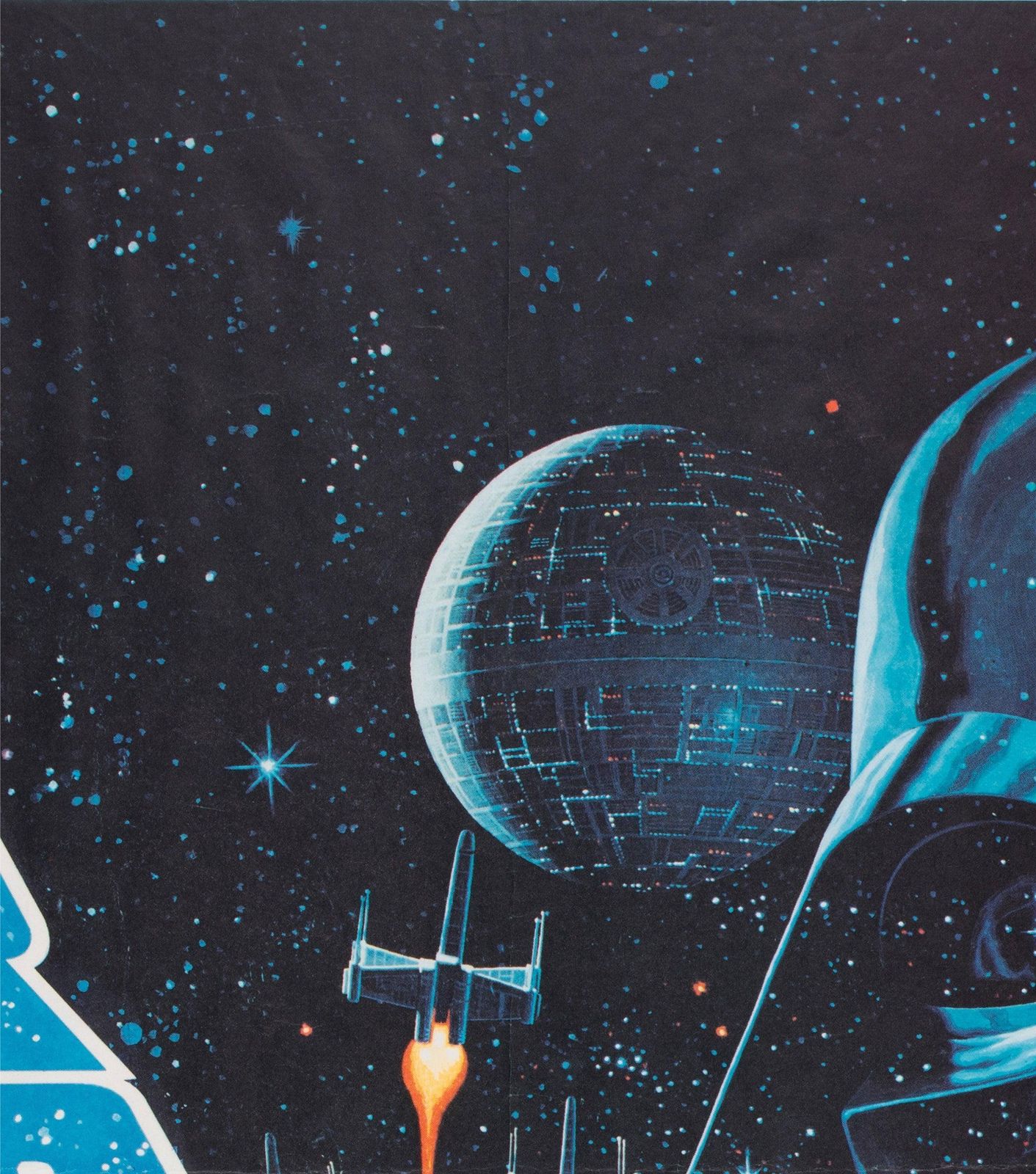 Star Wars 1977 Uk Quad Film Poster, Greg And Tim Hildebrandt photo Art