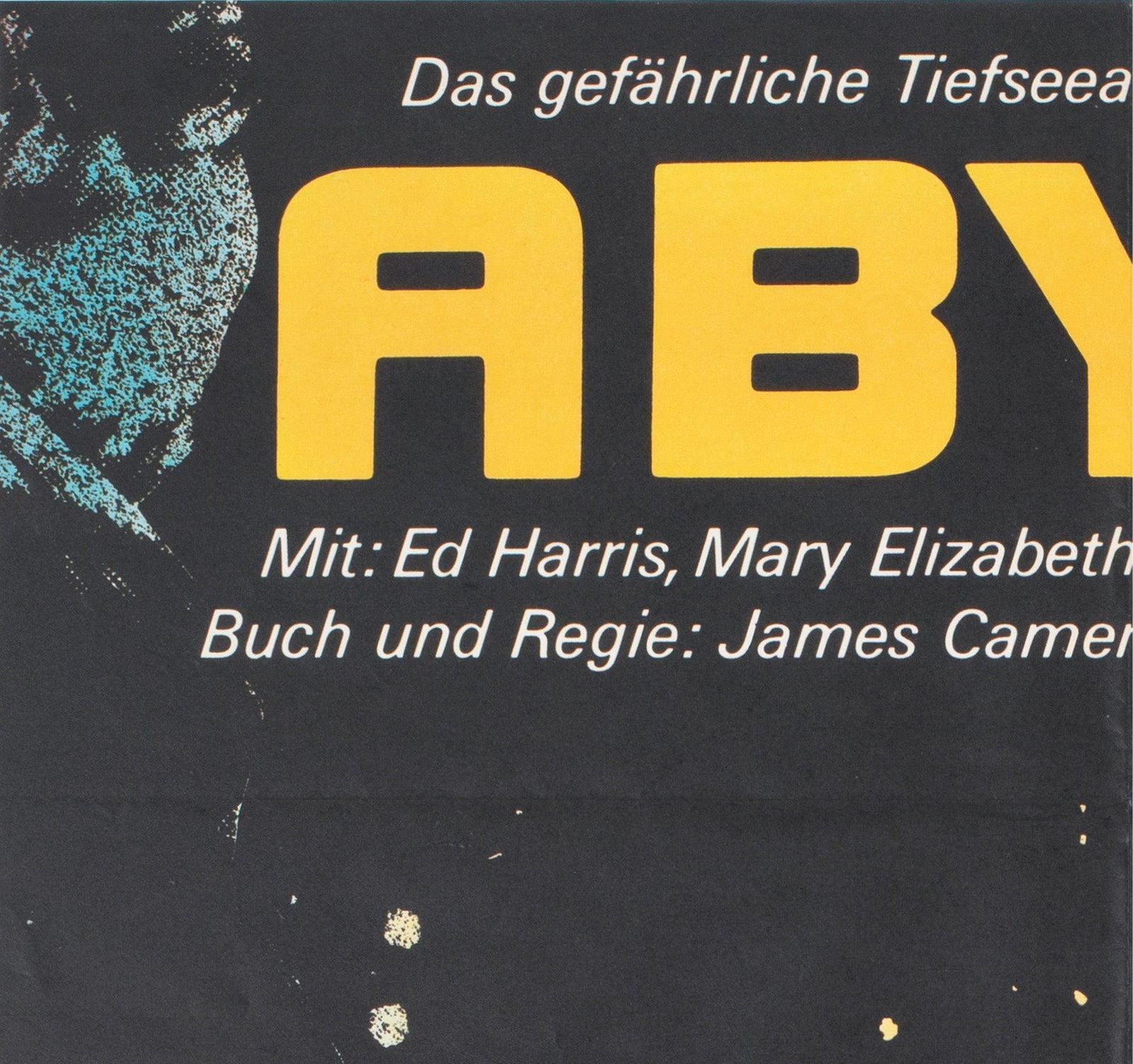 The Abyss 1990 East German A1 filmaffiche photo for sale