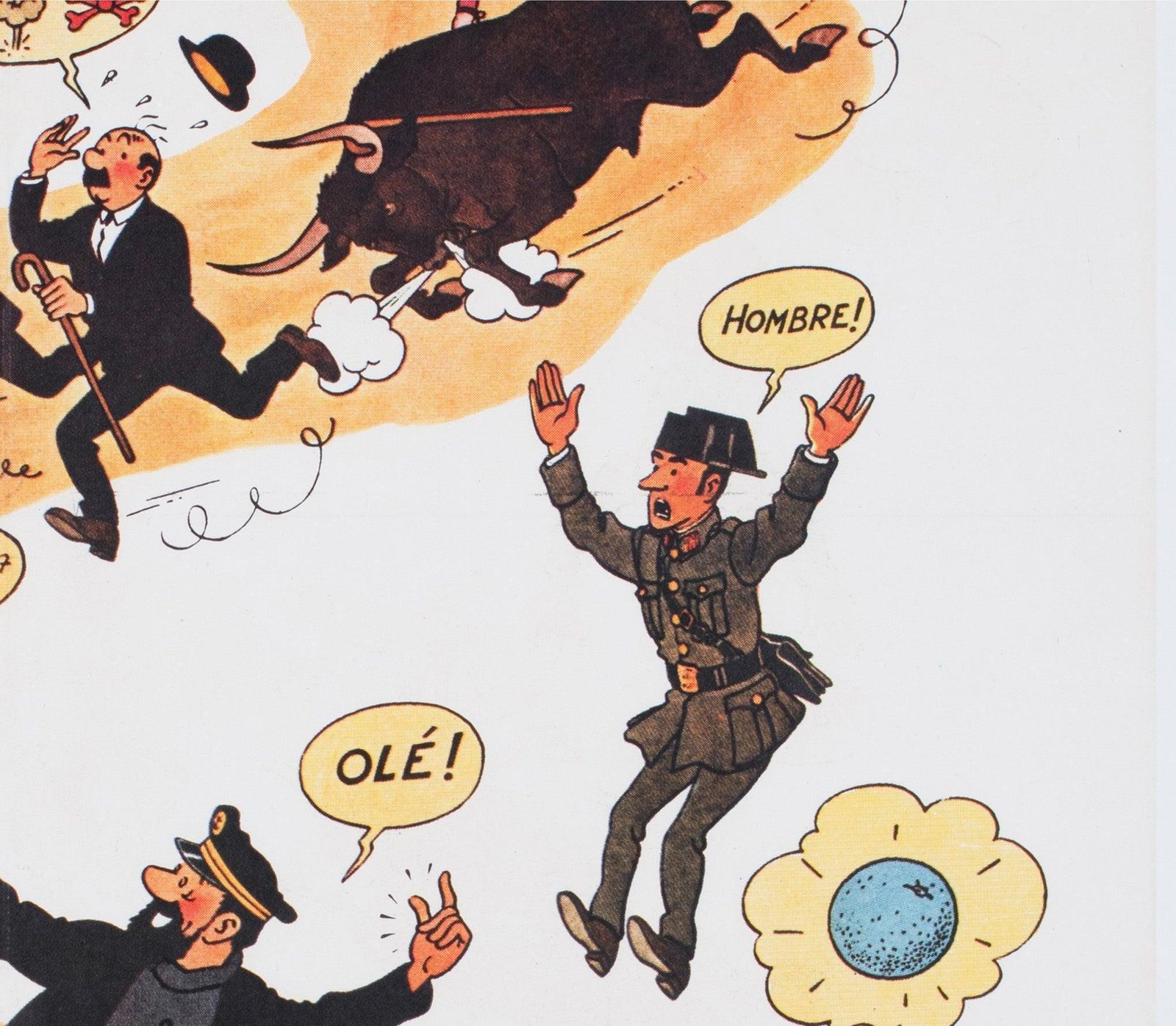 Tintin And The Blue Oranges 1964 French Moyenne filmaffiche, Hergé photo vinterior