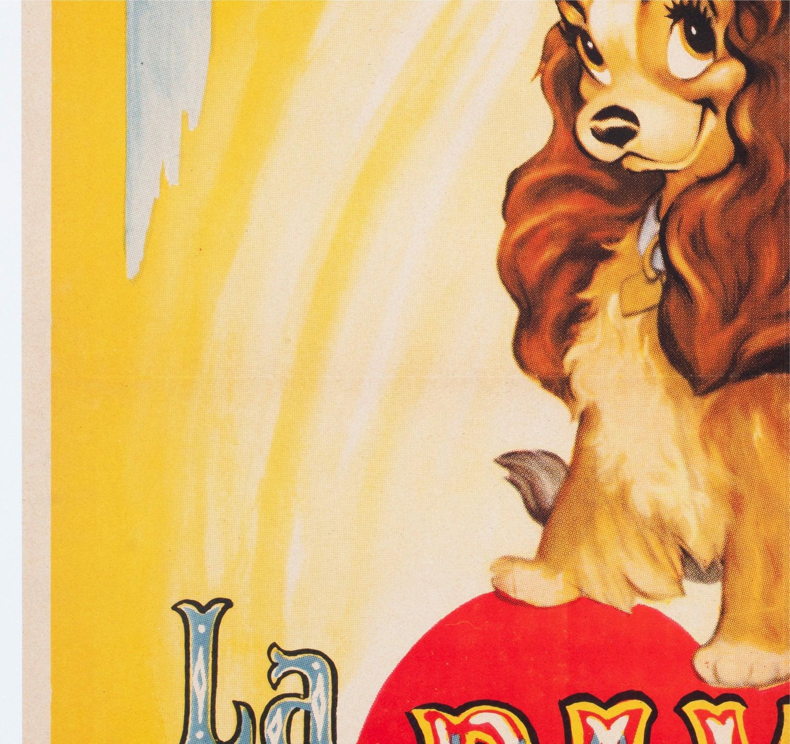 Affiche de cinéma espagnole Lady and the Tramp, 1957, format 1 Sheet photo 1858.0