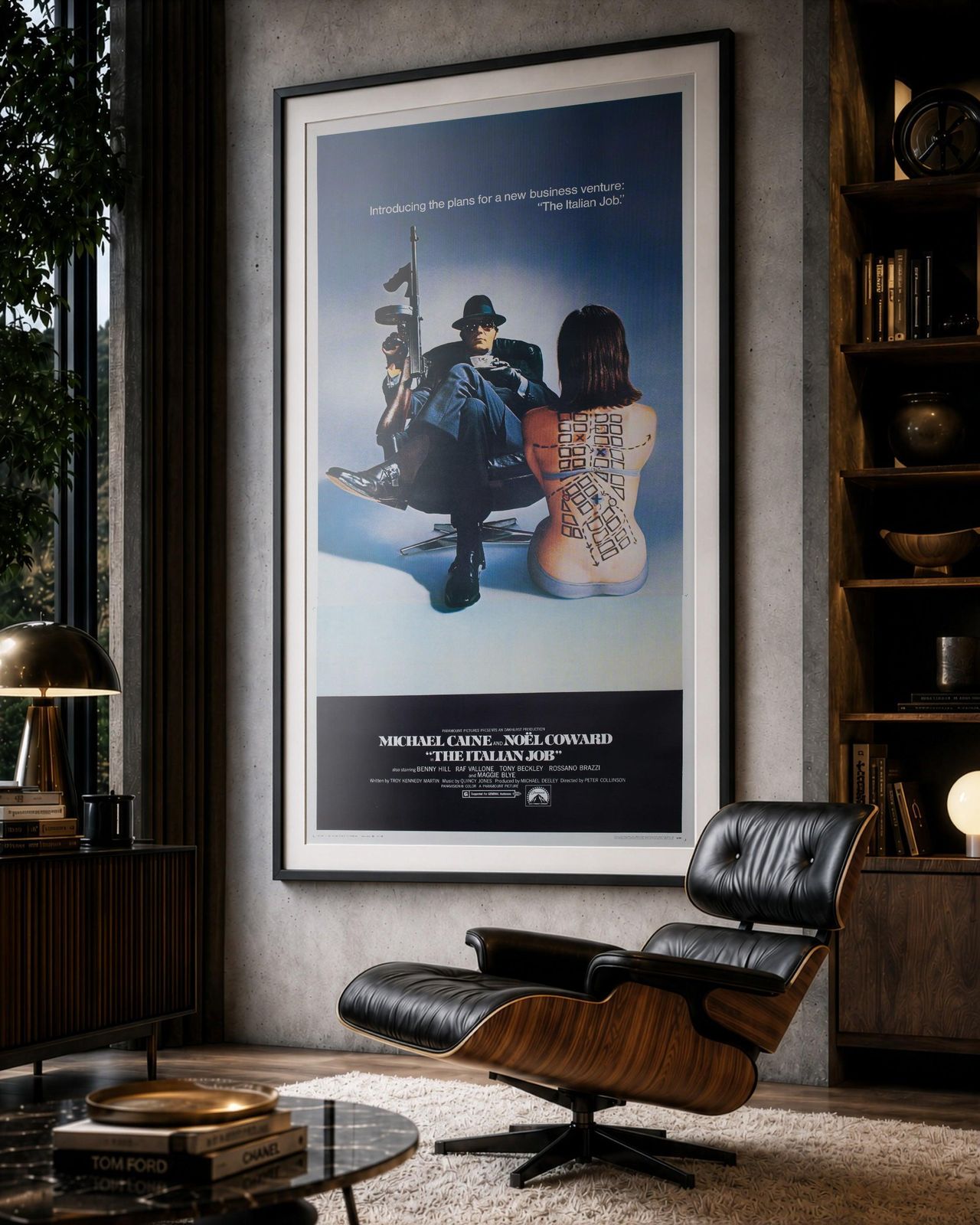 The Italian Job 1969 Us 3 Sheet Film Poster photo furniture