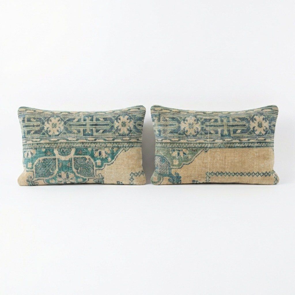 Anatolian Lumbar Rug Pillow Cover 40 X 60 Cm   Set Of Two