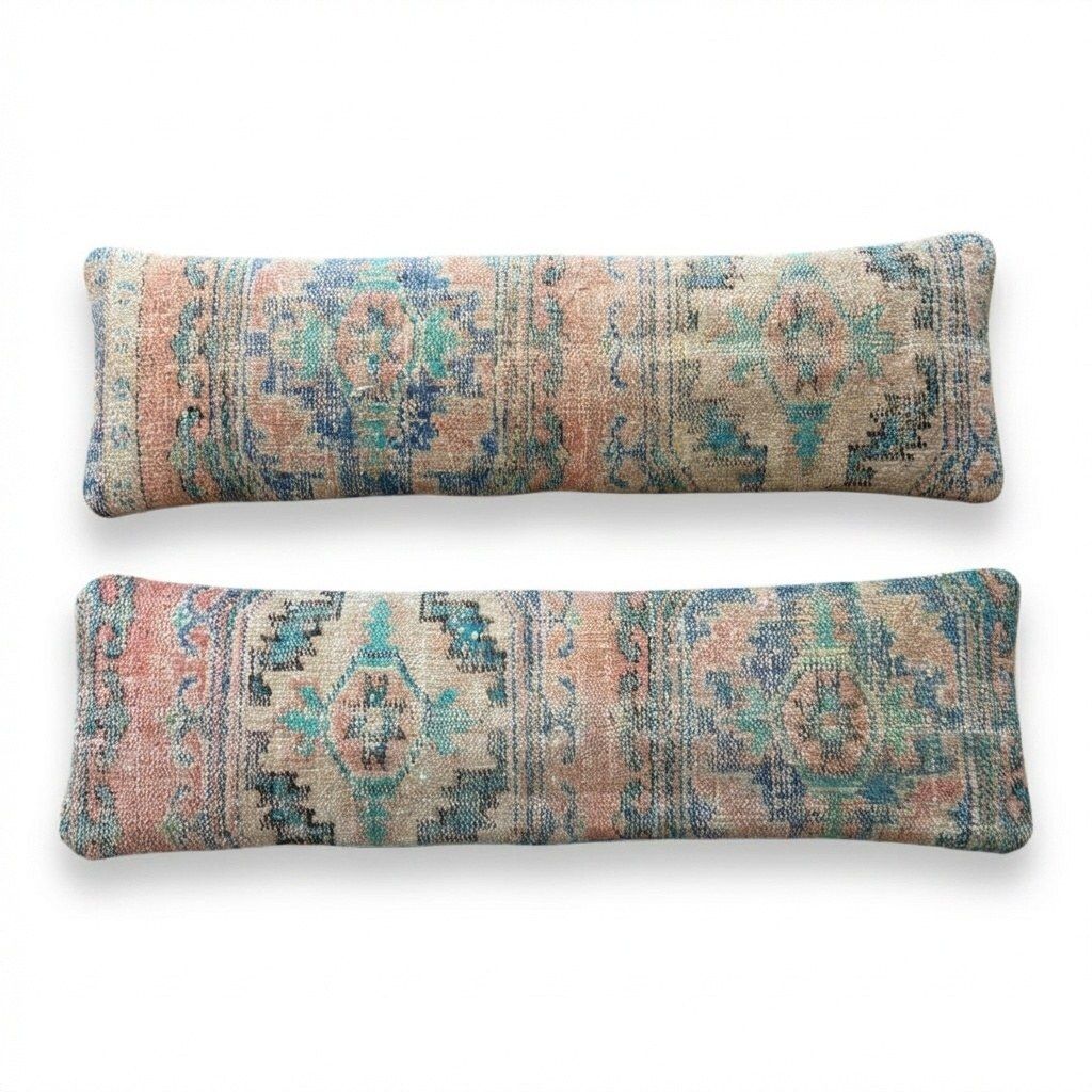 Anatolian Bedding Rug Pillow Cover 35 X 120 Cm & 35 X 122 Cm   Set Of Two