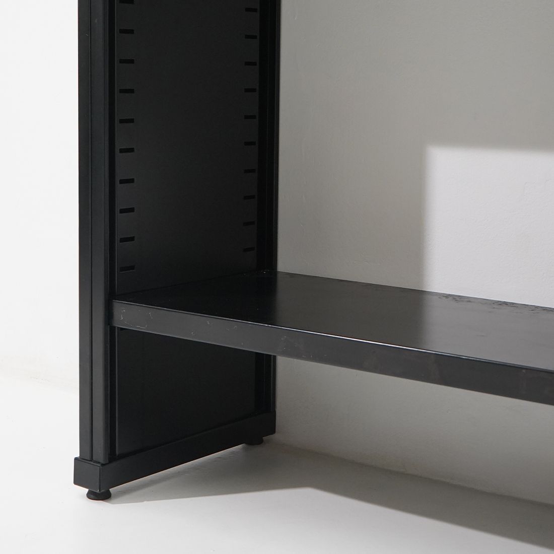 photo vinterior Black Metal Bookcase, 1970s, Industrial
