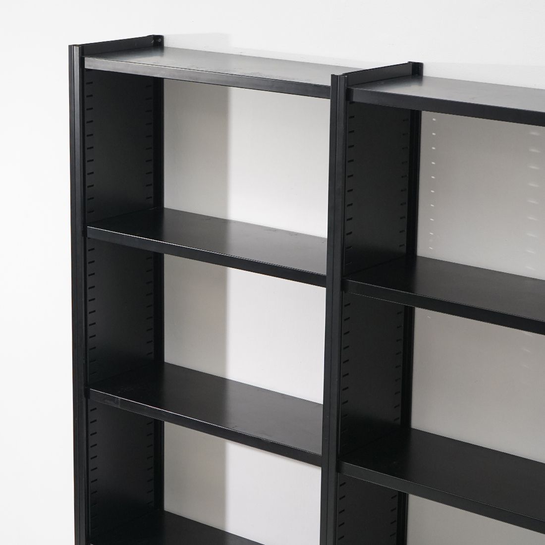 Black Metal Bookcase, 1970s, Industrial photo buy