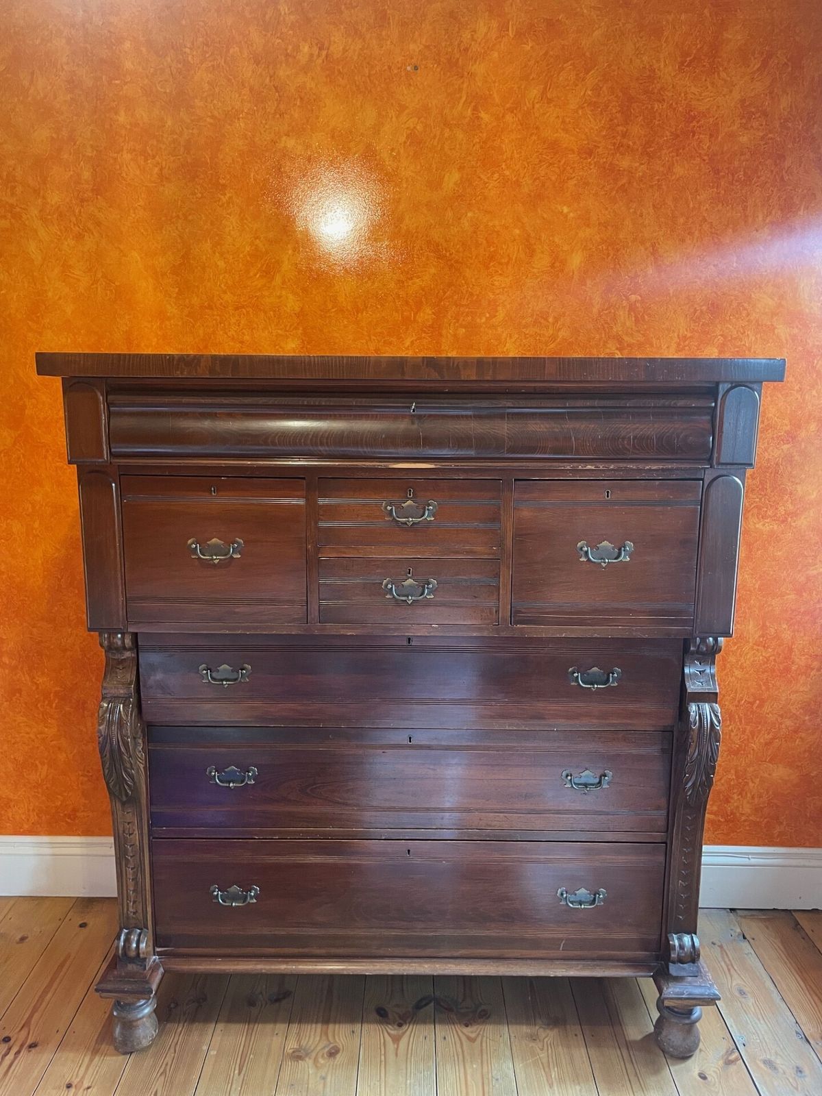 Antique Mahogany Chest Of Drawers